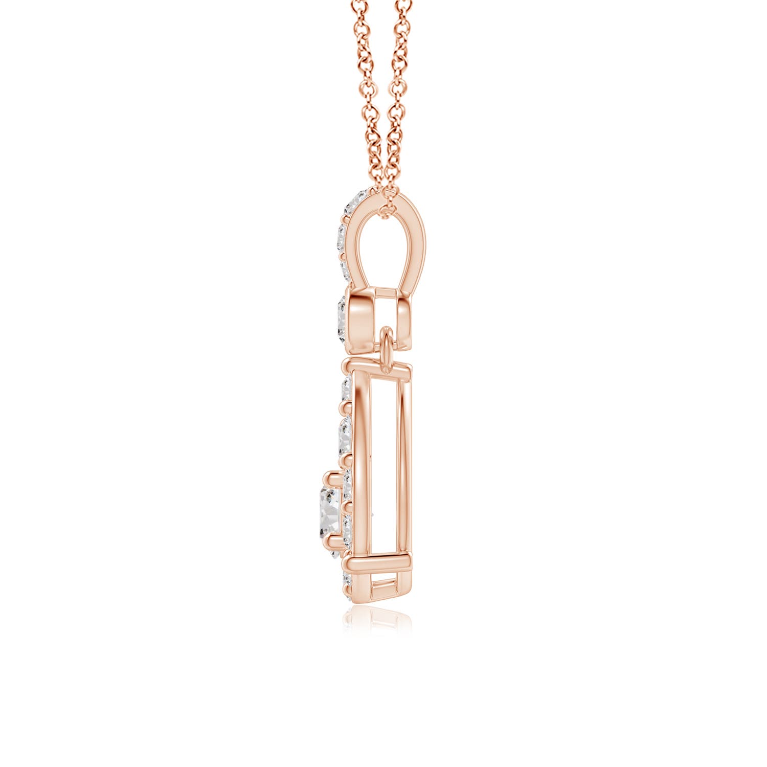 I-J, I1-I2 / 0.73 CT / 14 KT Rose Gold