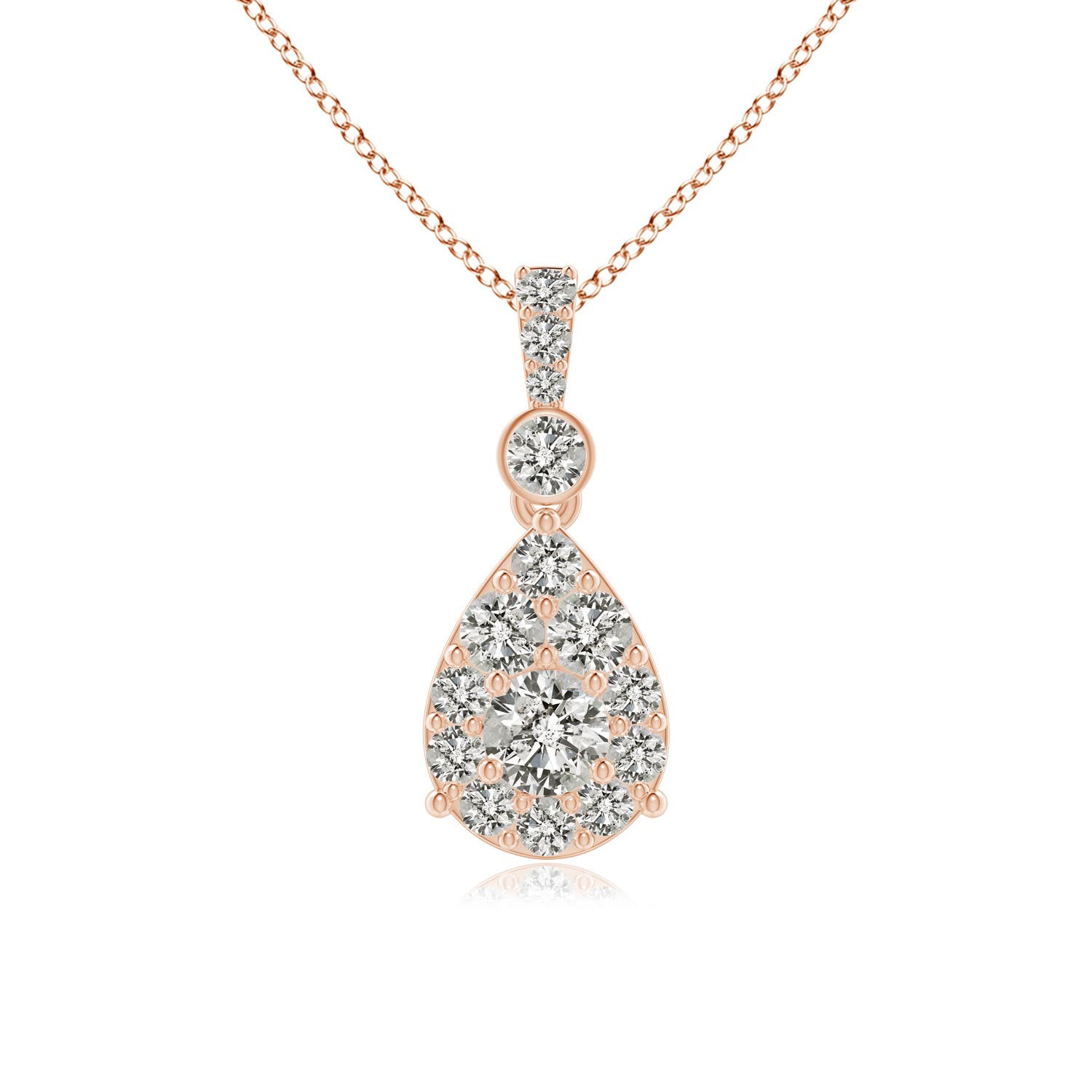 K, I3 / 0.73 CT / 14 KT Rose Gold