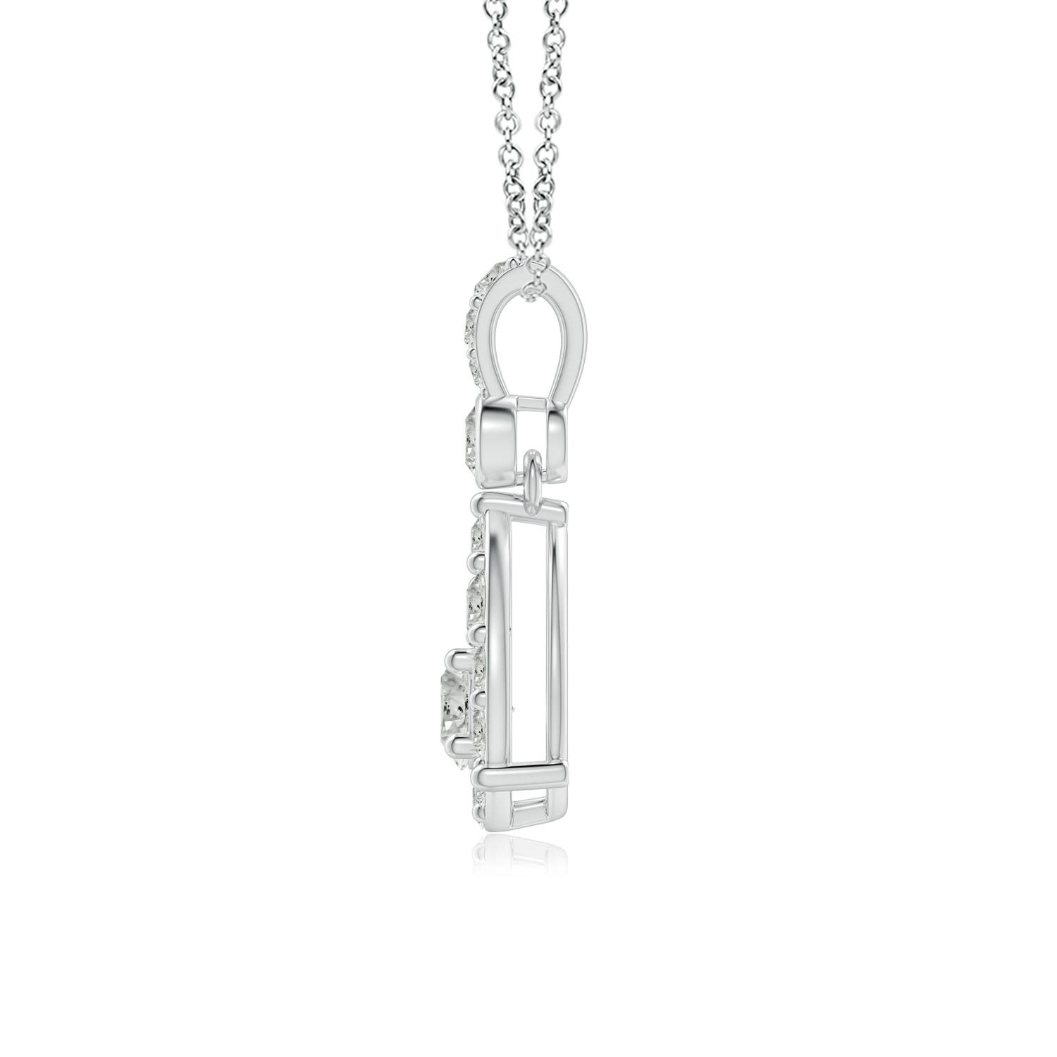 K, I3 / 0.73 CT / 14 KT White Gold