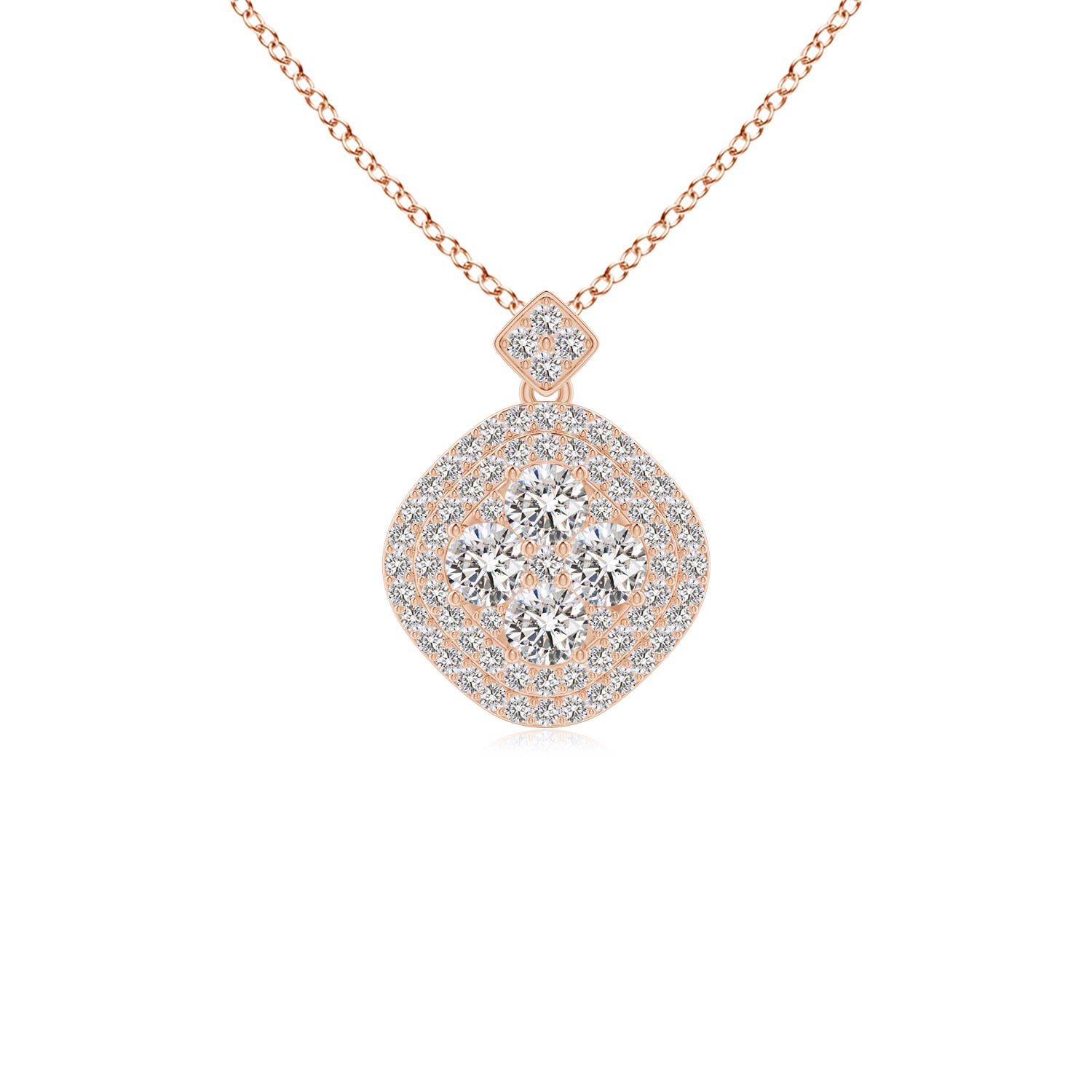 I-J, I1-I2 / 1.18 CT / 14 KT Rose Gold