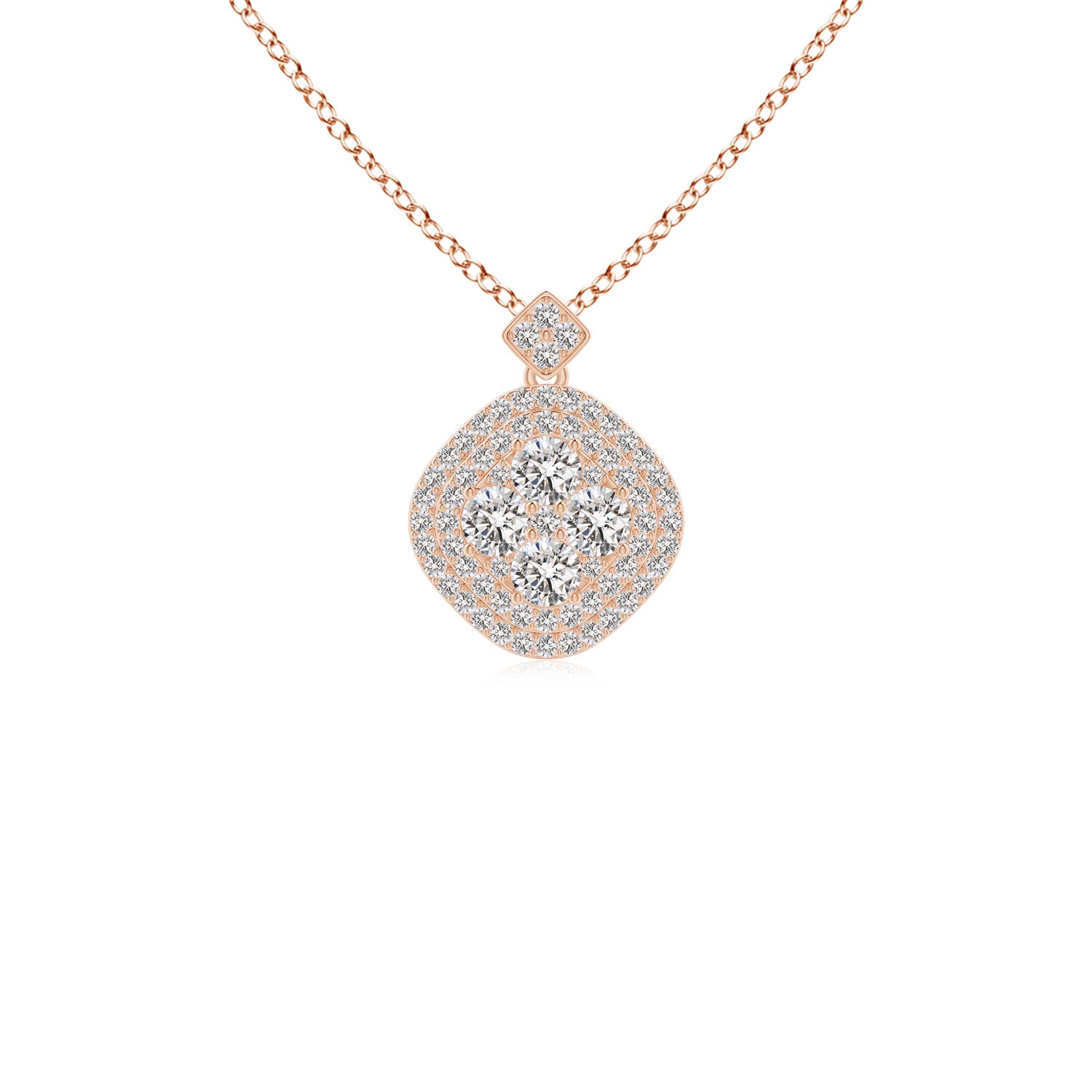 I-J, I1-I2 / 0.76 CT / 14 KT Rose Gold