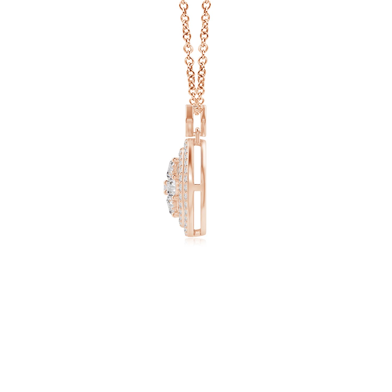 I-J, I1-I2 / 0.76 CT / 14 KT Rose Gold