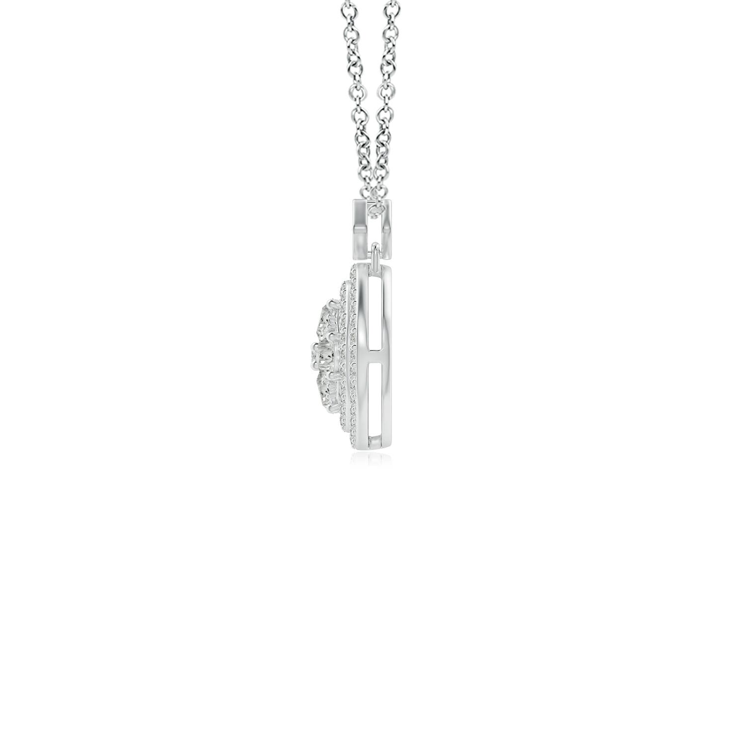 K, I3 / 0.76 CT / 14 KT White Gold