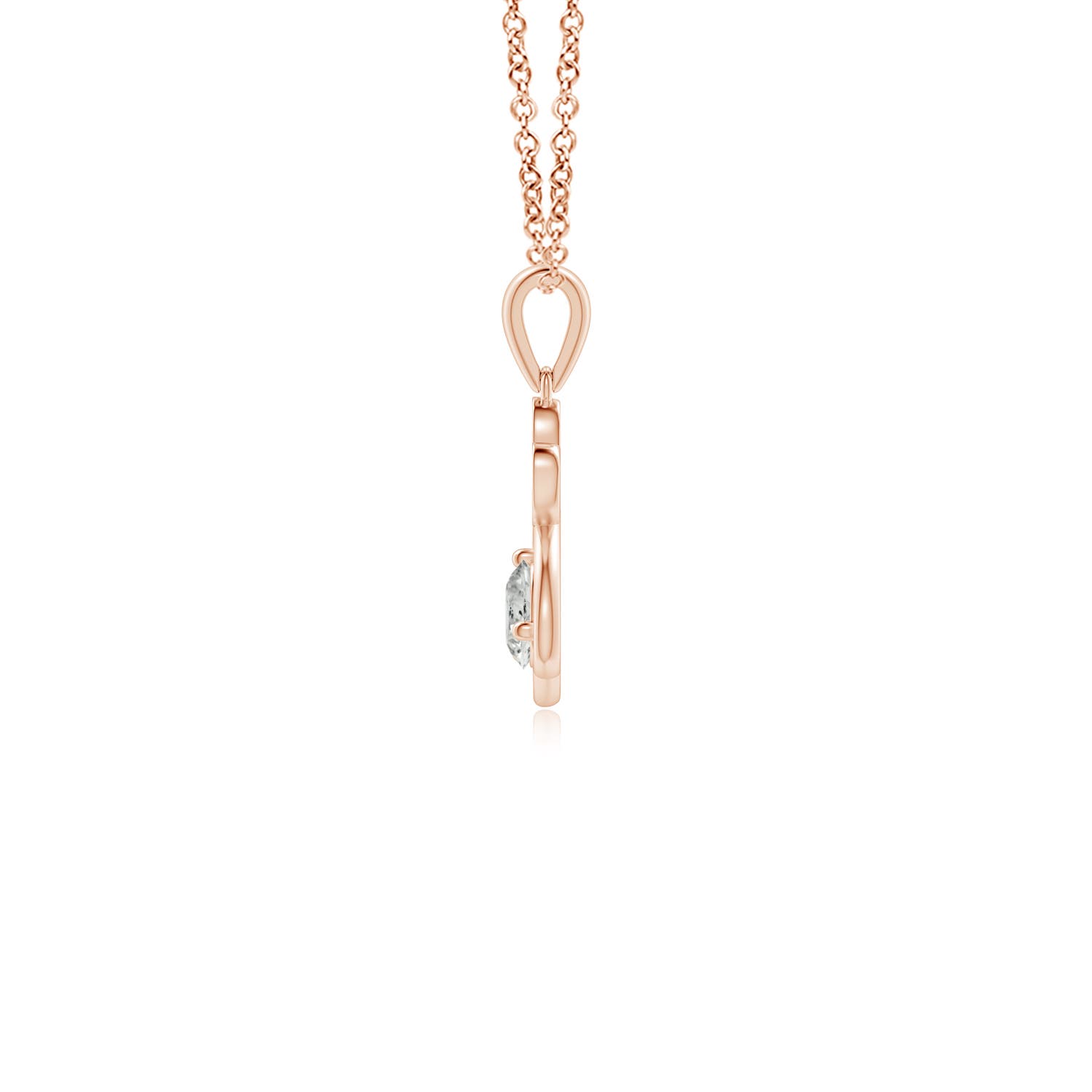 K, I3 / 0.25 CT / 14 KT Rose Gold