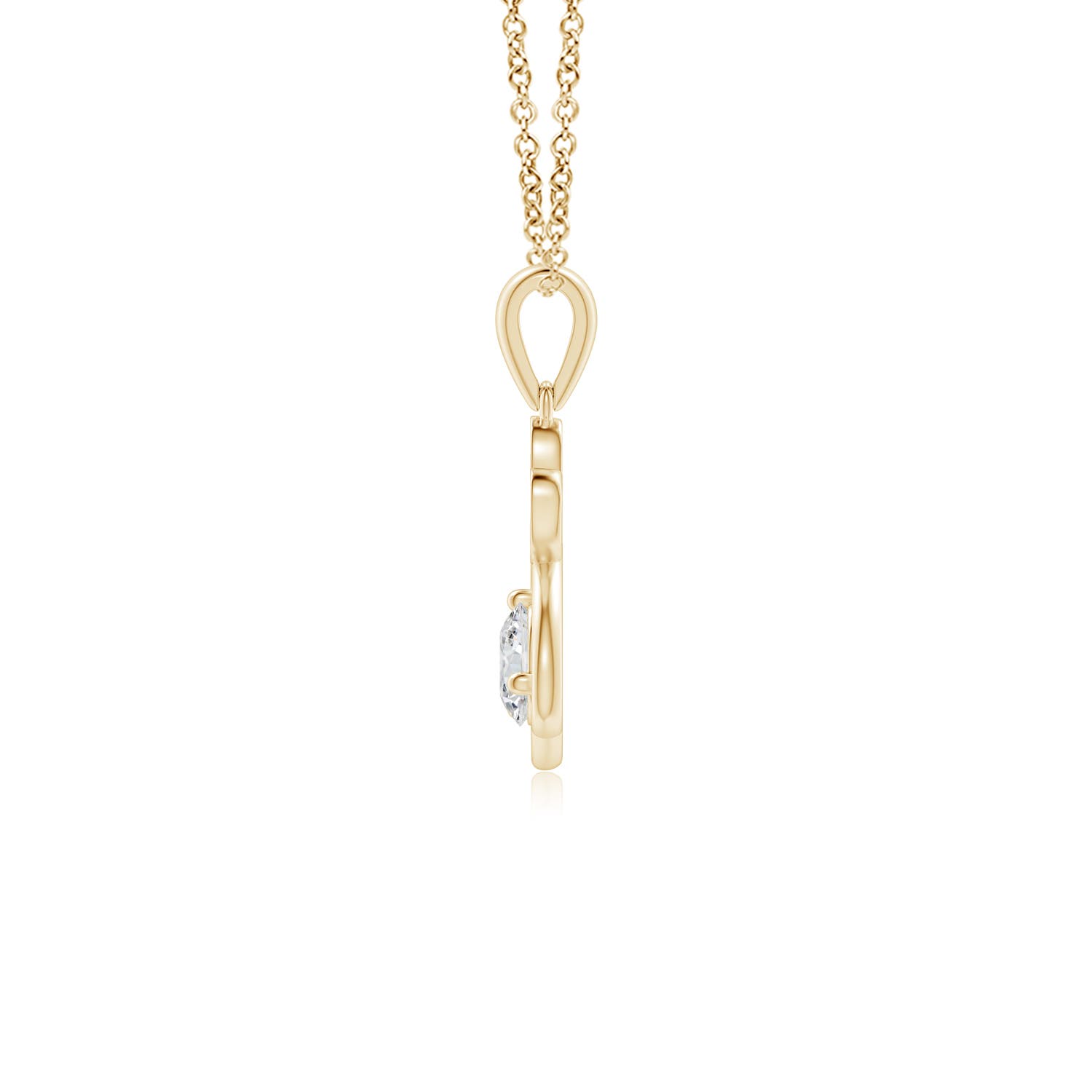 H, SI2 / 0.37 CT / 14 KT Yellow Gold