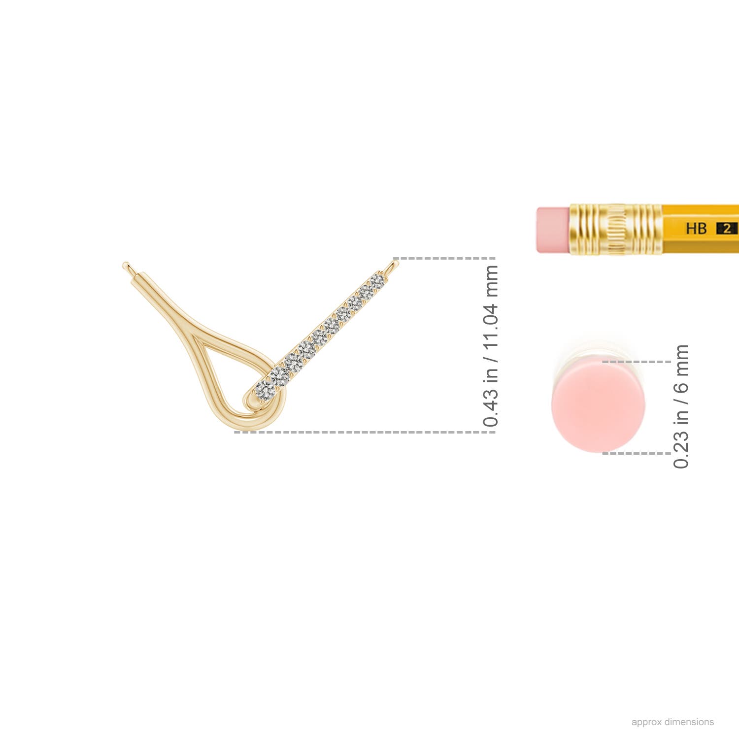 K, I3 / 0.06 CT / 14 KT Yellow Gold