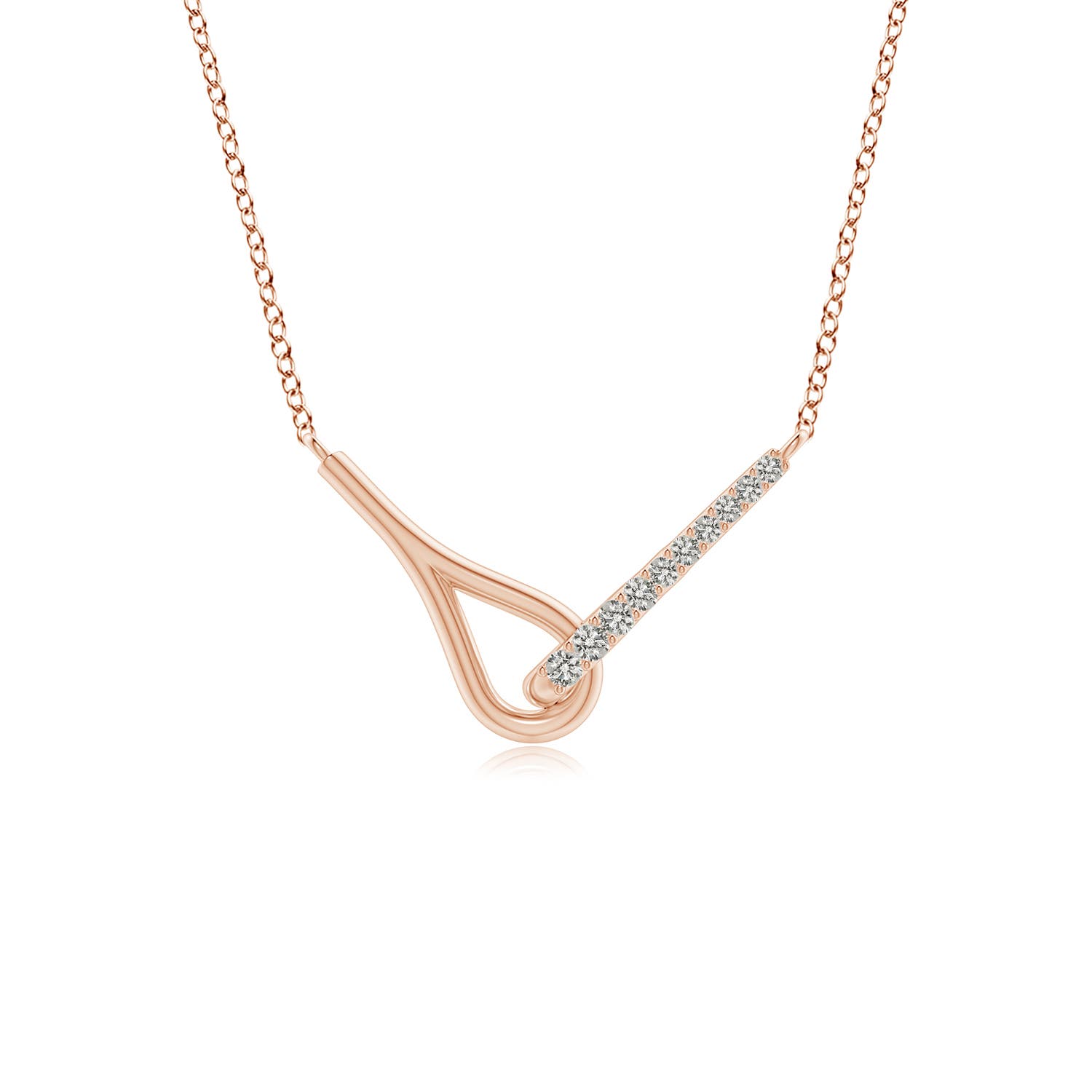 K, I3 / 0.09 CT / 14 KT Rose Gold