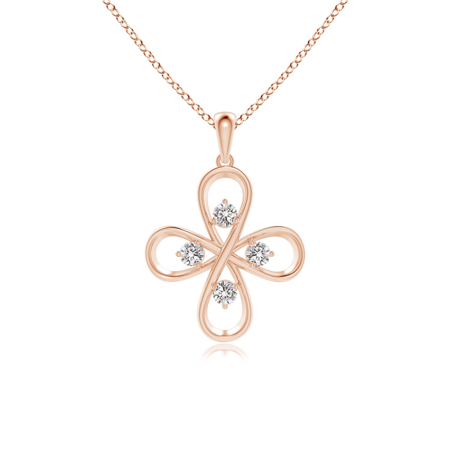 I-J, I1-I2 / 0.5 CT / 14 KT Rose Gold