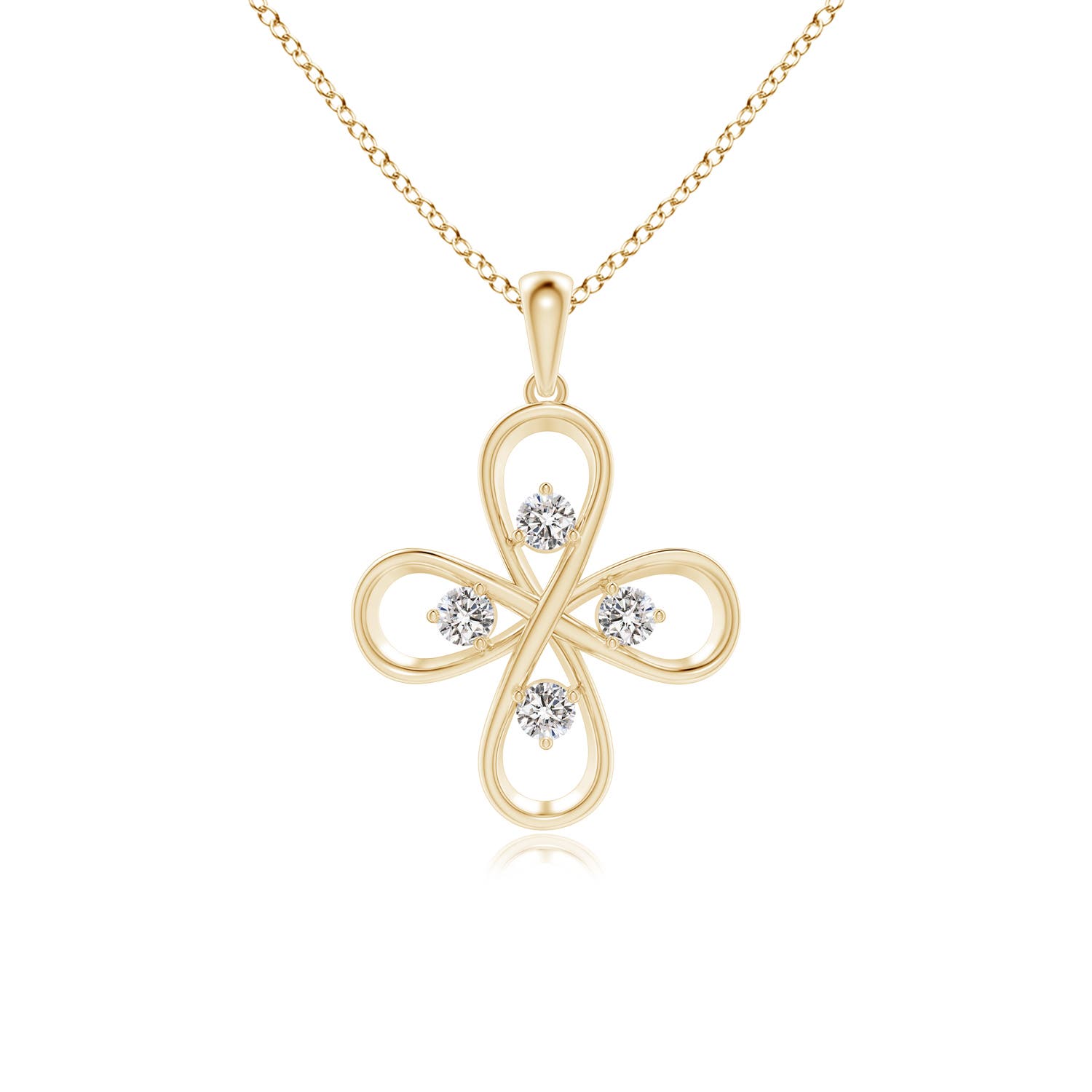 I-J, I1-I2 / 0.5 CT / 14 KT Yellow Gold