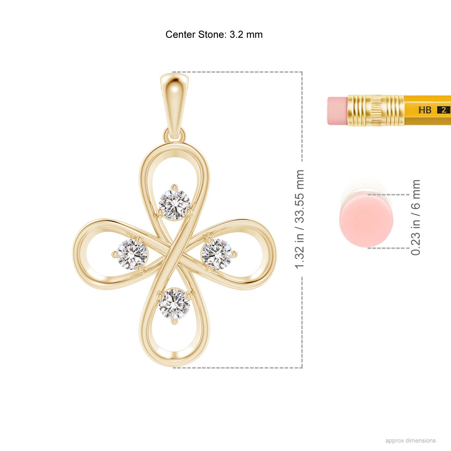 I-J, I1-I2 / 0.5 CT / 14 KT Yellow Gold