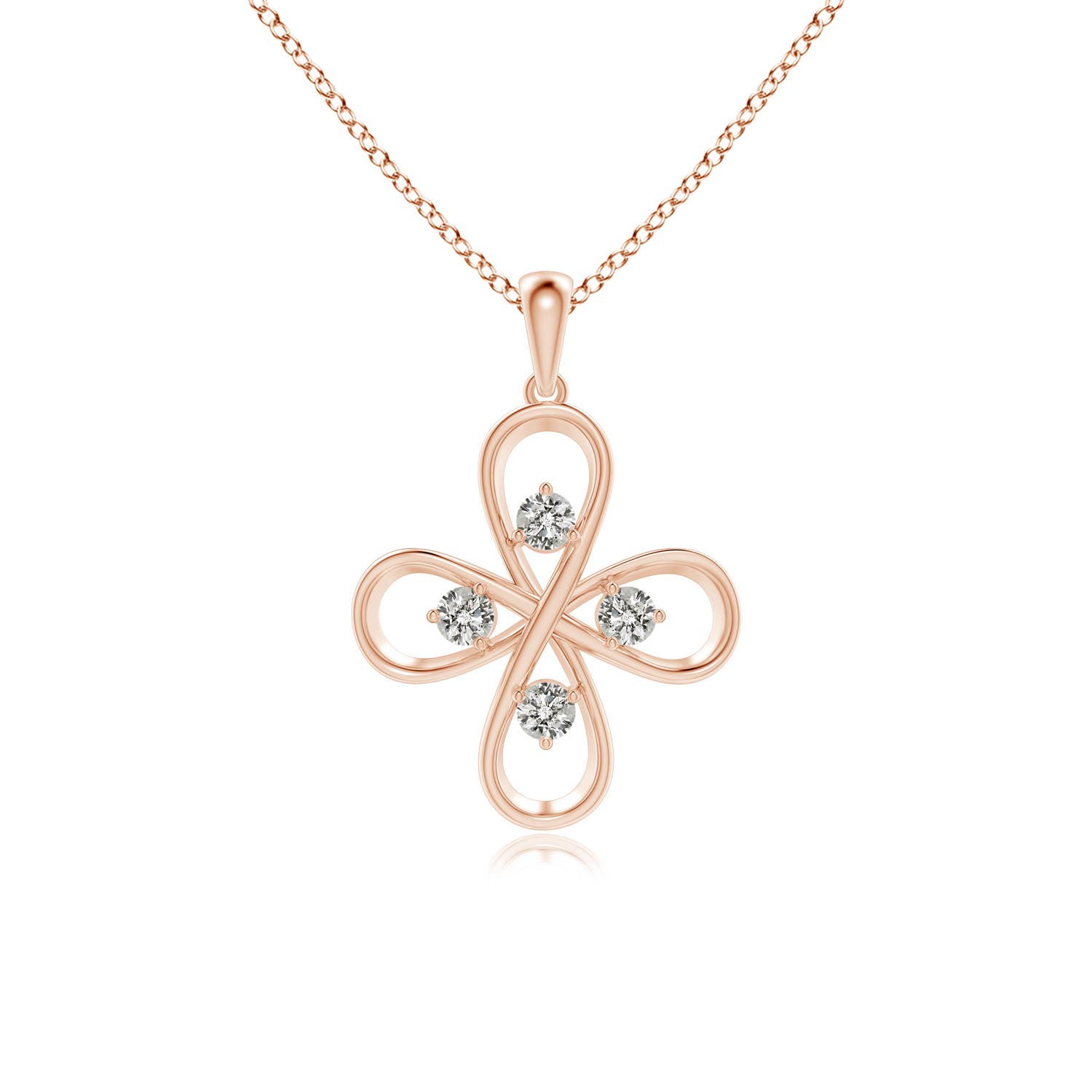 K, I3 / 0.5 CT / 14 KT Rose Gold