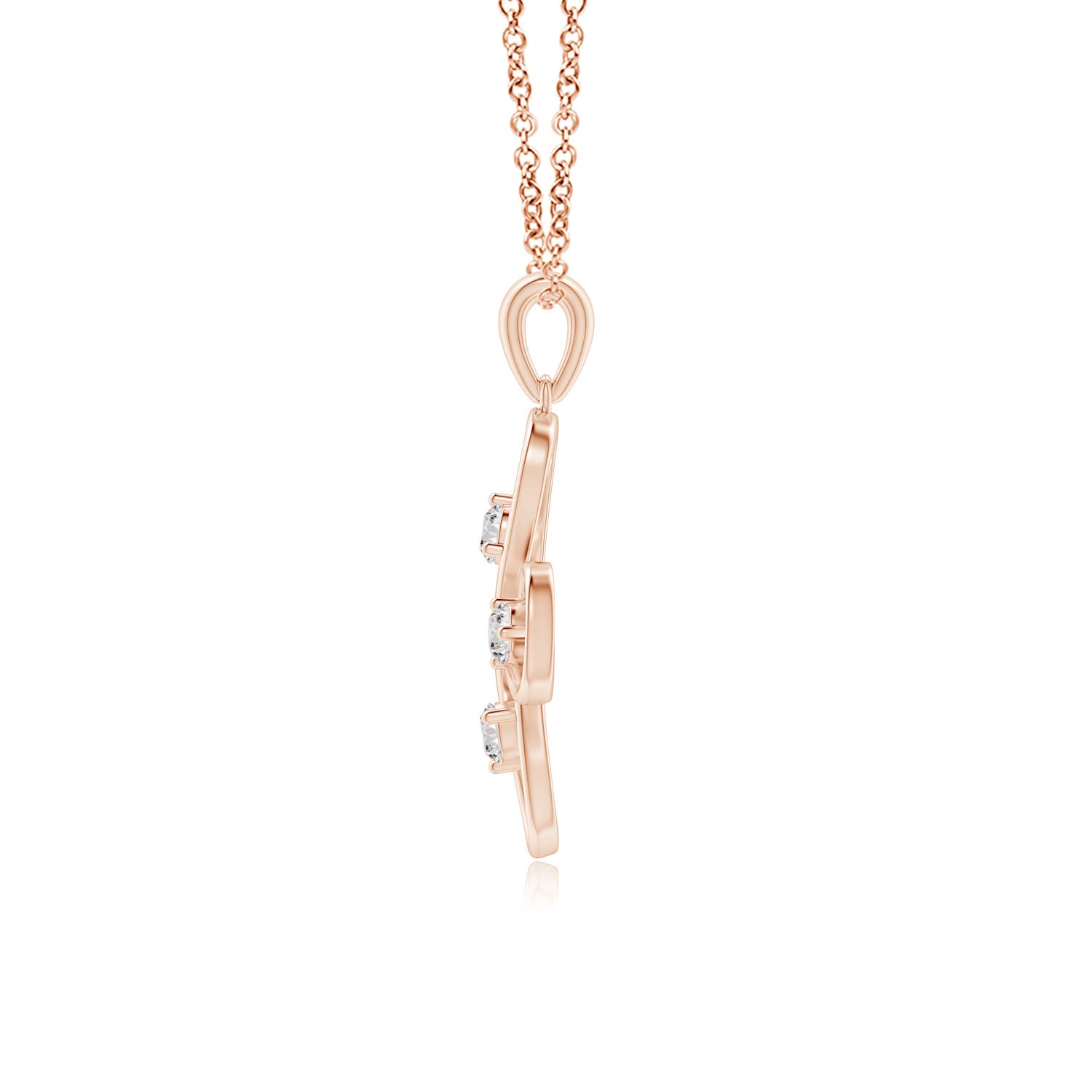 I-J, I1-I2 / 0.76 CT / 14 KT Rose Gold