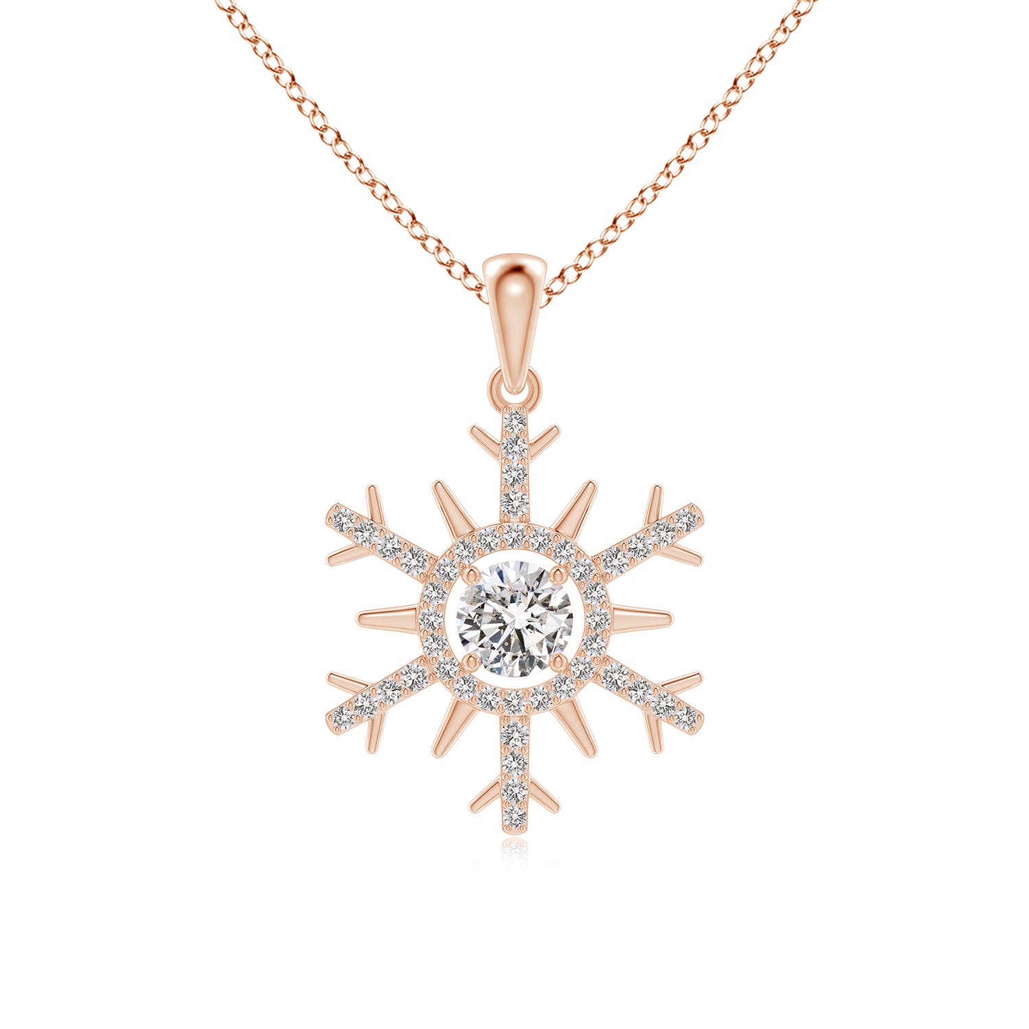 I-J, I1-I2 / 0.89 CT / 14 KT Rose Gold