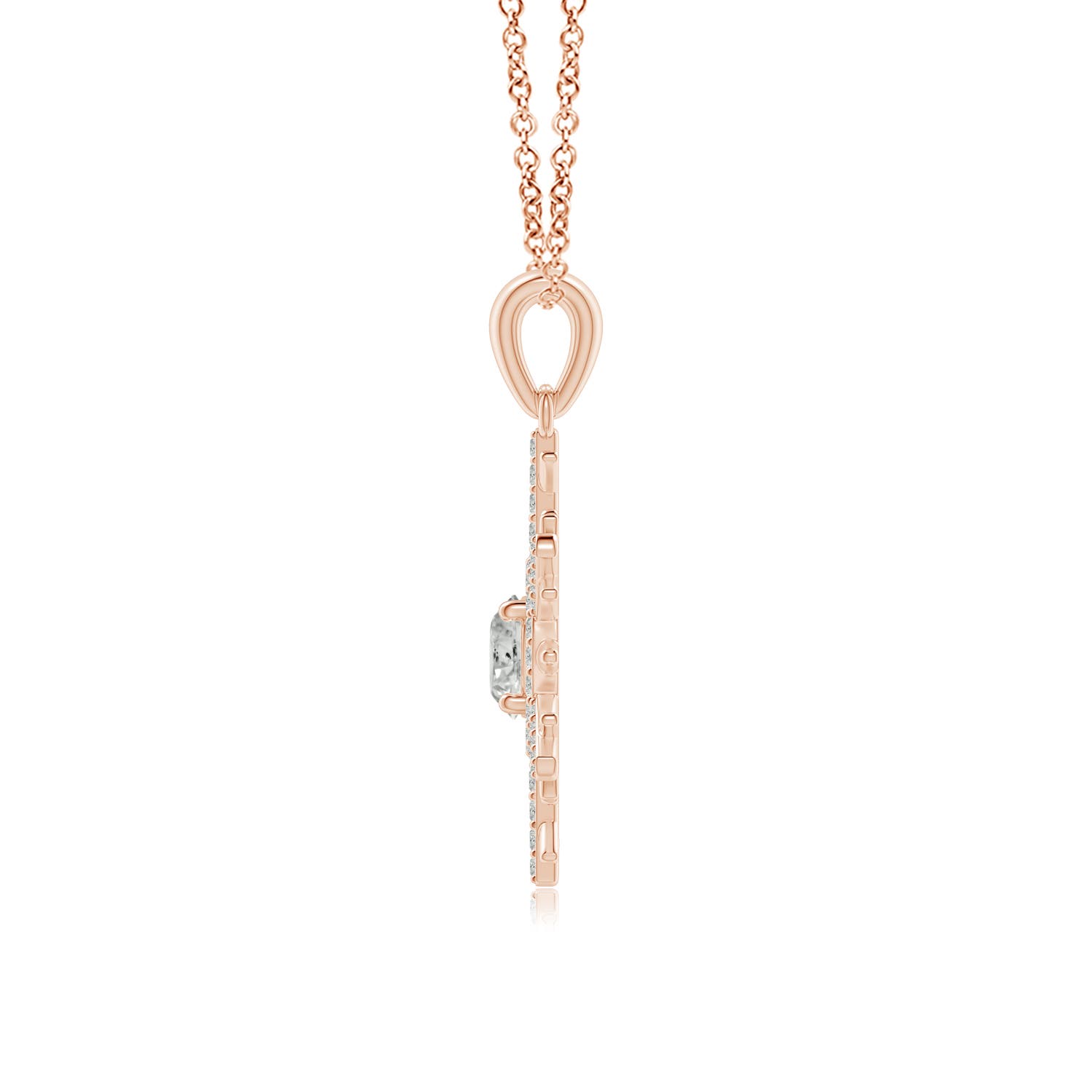 K, I3 / 0.89 CT / 14 KT Rose Gold