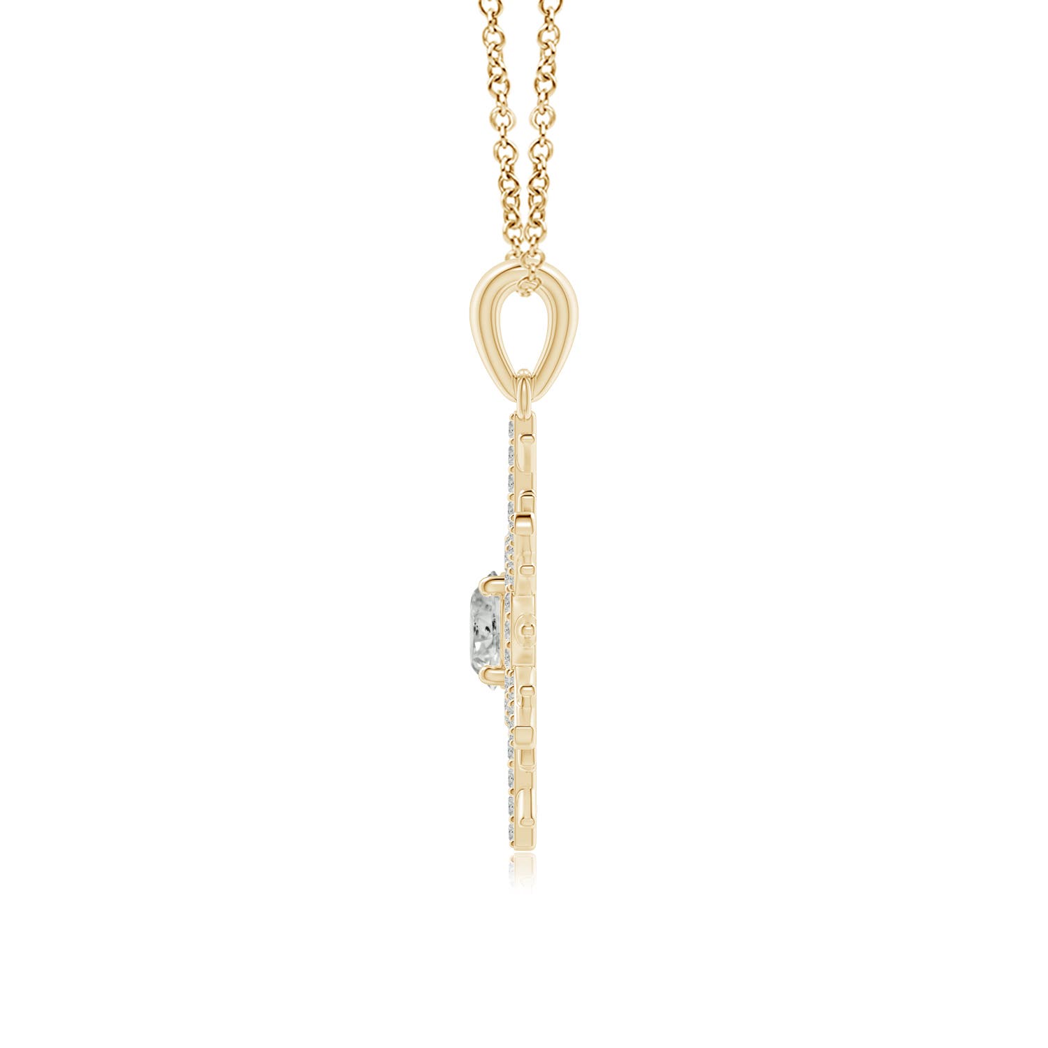 K, I3 / 0.89 CT / 14 KT Yellow Gold