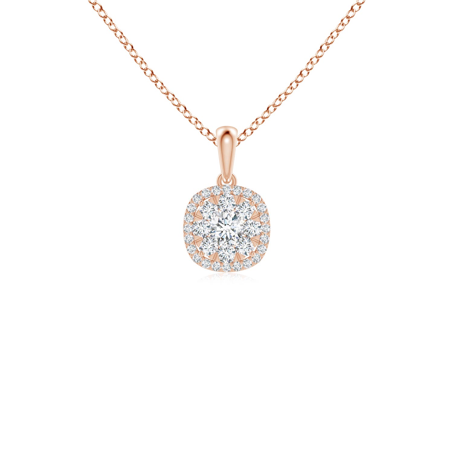 F-G, VS / 0.35 CT / 14 KT Rose Gold