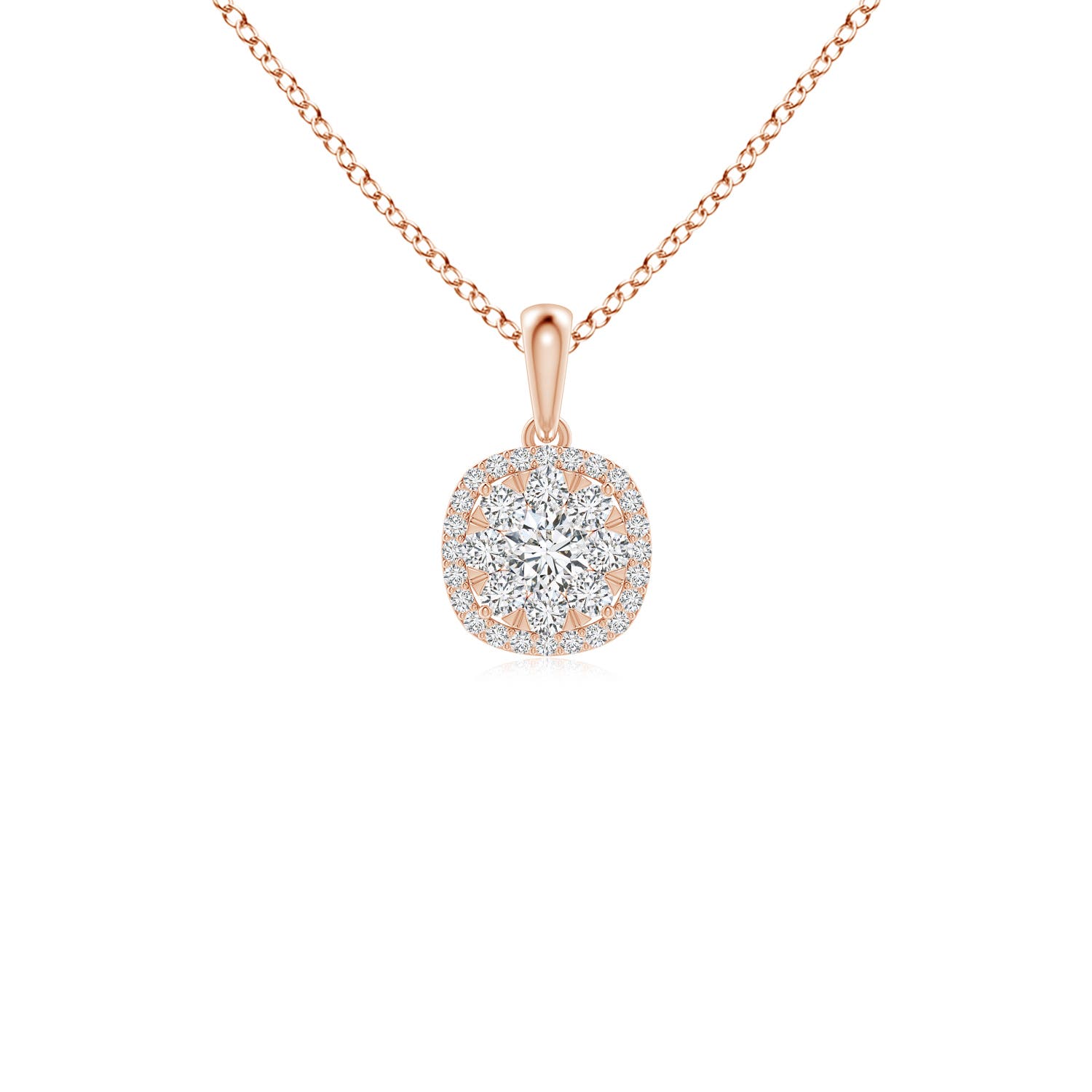 H, SI2 / 0.37 CT / 14 KT Rose Gold