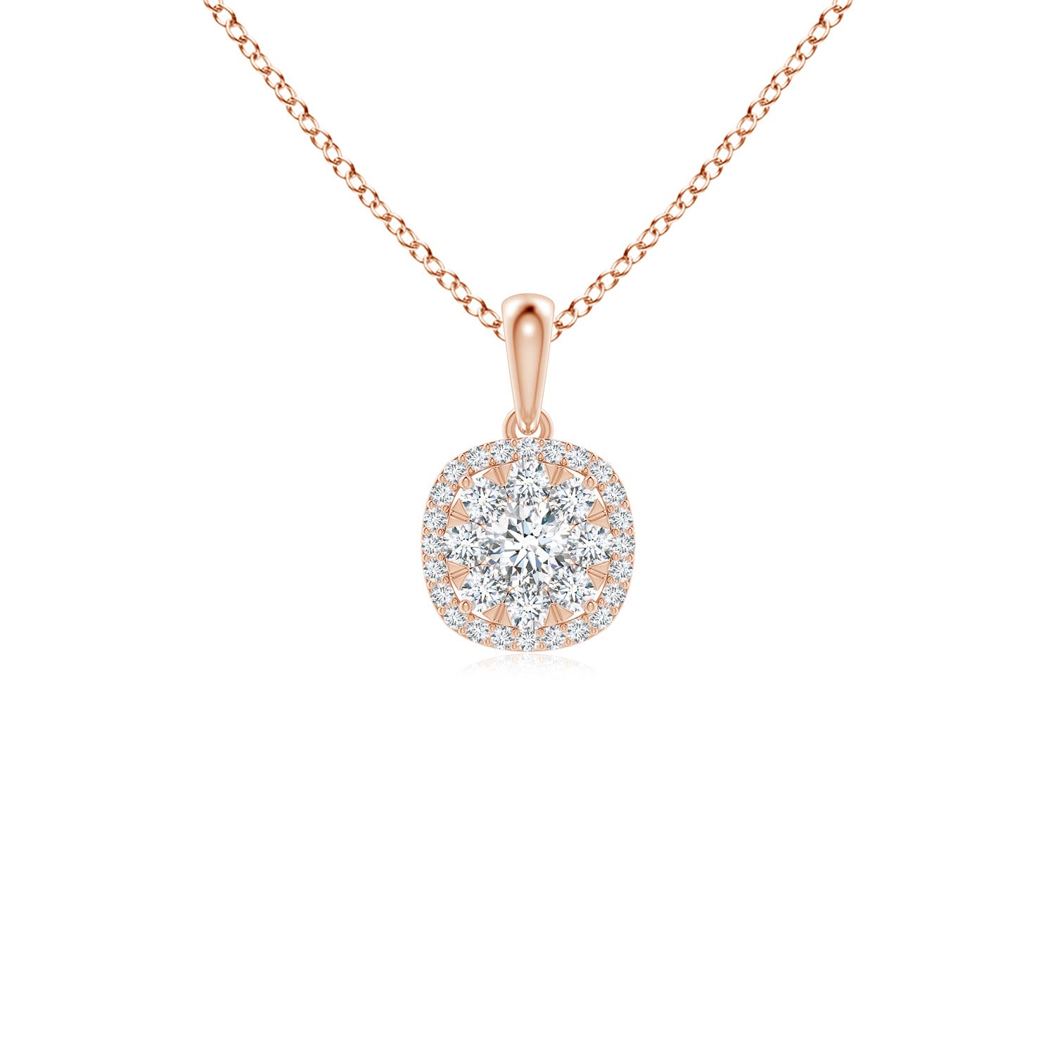 F-G, VS / 0.61 CT / 14 KT Rose Gold