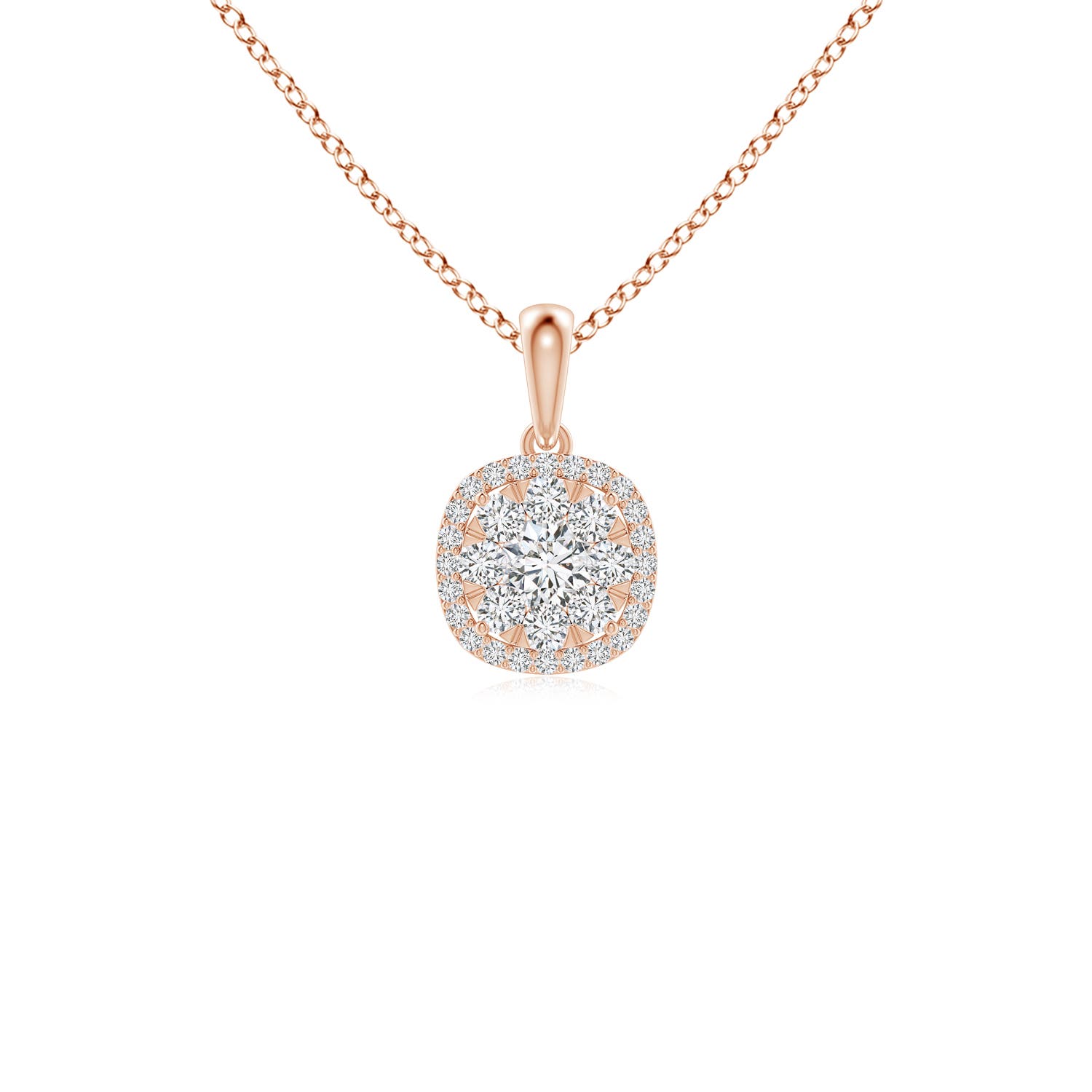 H, SI2 / 0.62 CT / 14 KT Rose Gold