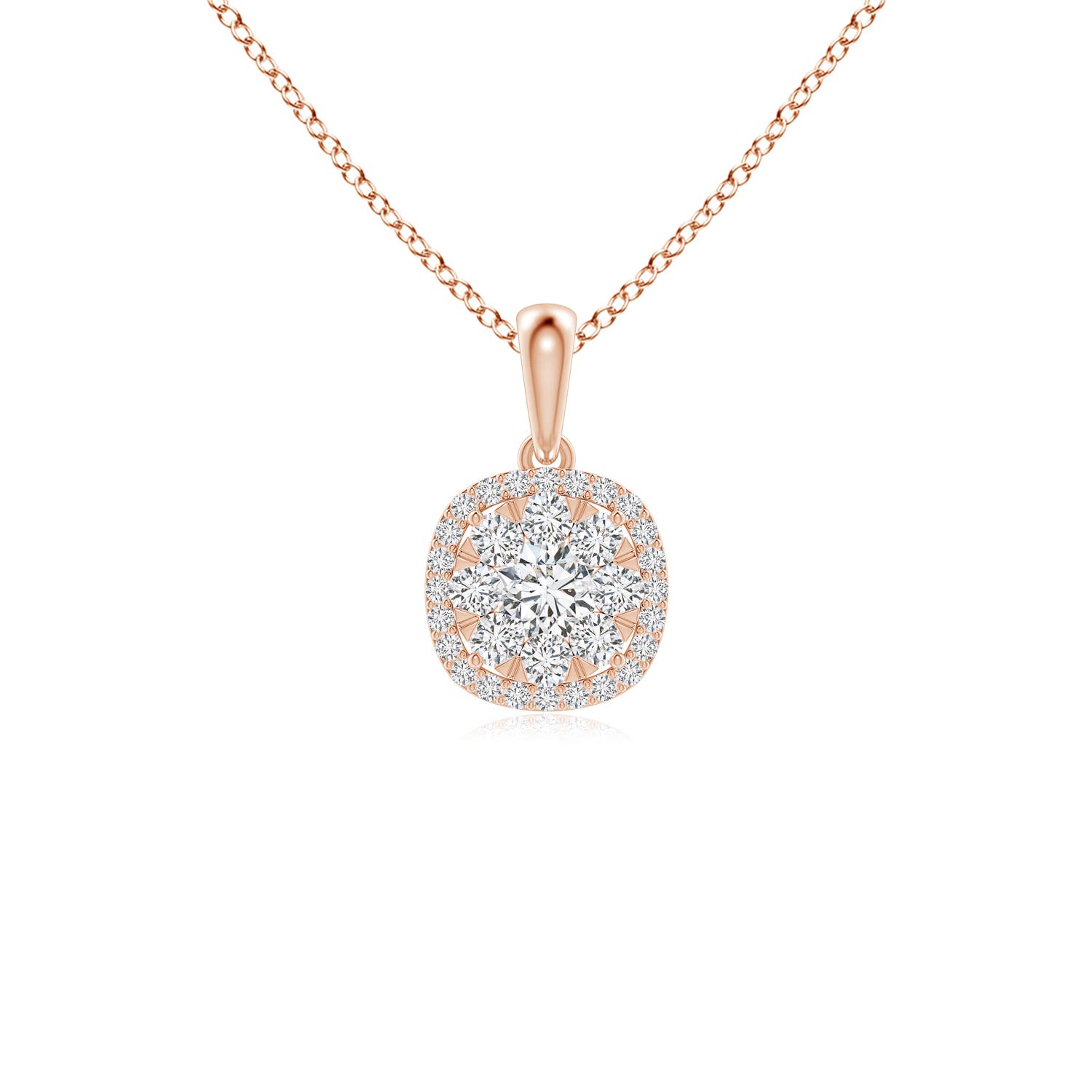 H, SI2 / 0.73 CT / 14 KT Rose Gold