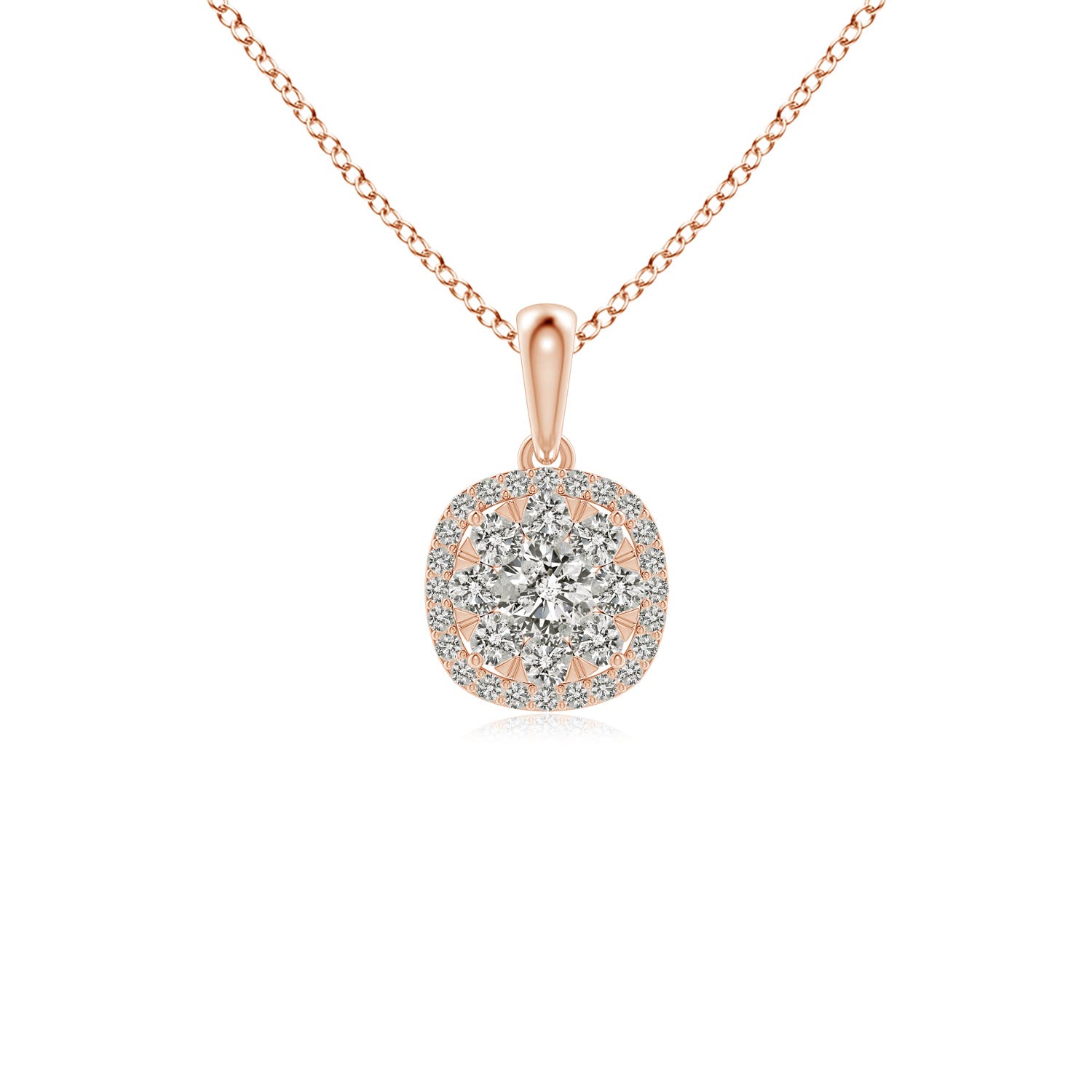 K, I3 / 0.73 CT / 14 KT Rose Gold