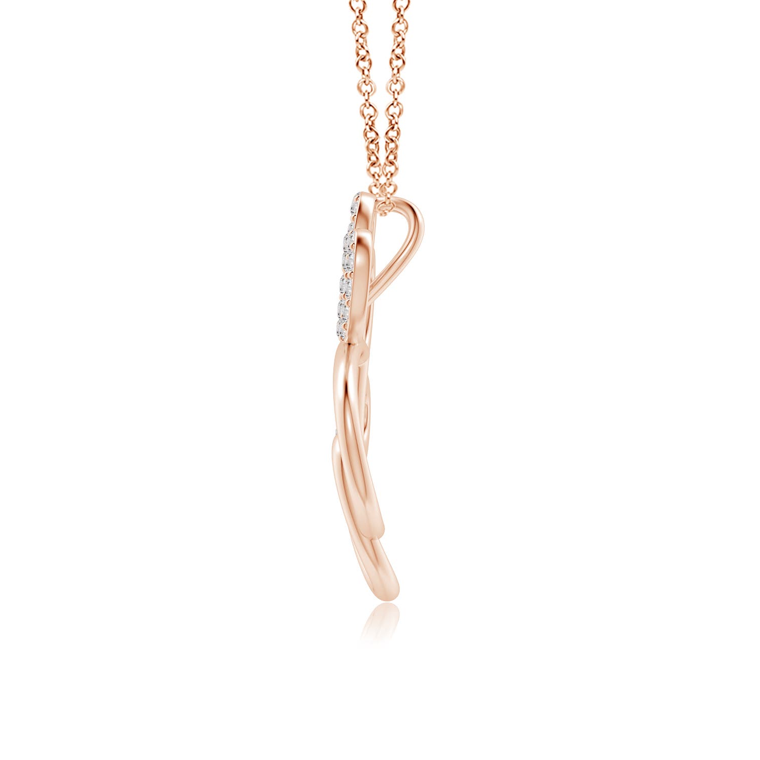 I-J, I1-I2 / 0.48 CT / 14 KT Rose Gold