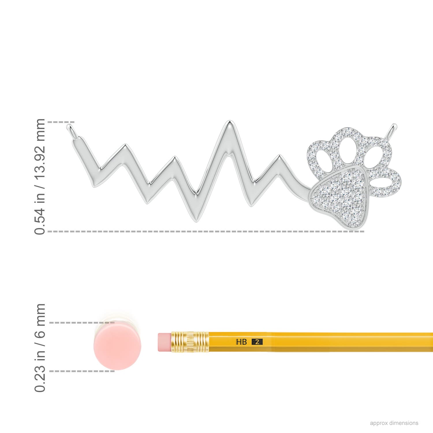 F-G, VS / 0.25 CT / 14 KT White Gold