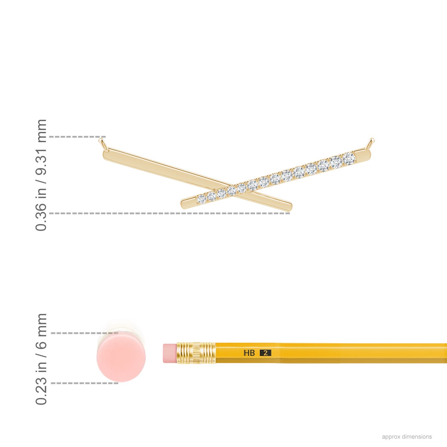 F-G, VS / 0.1 CT / 14 KT Yellow Gold