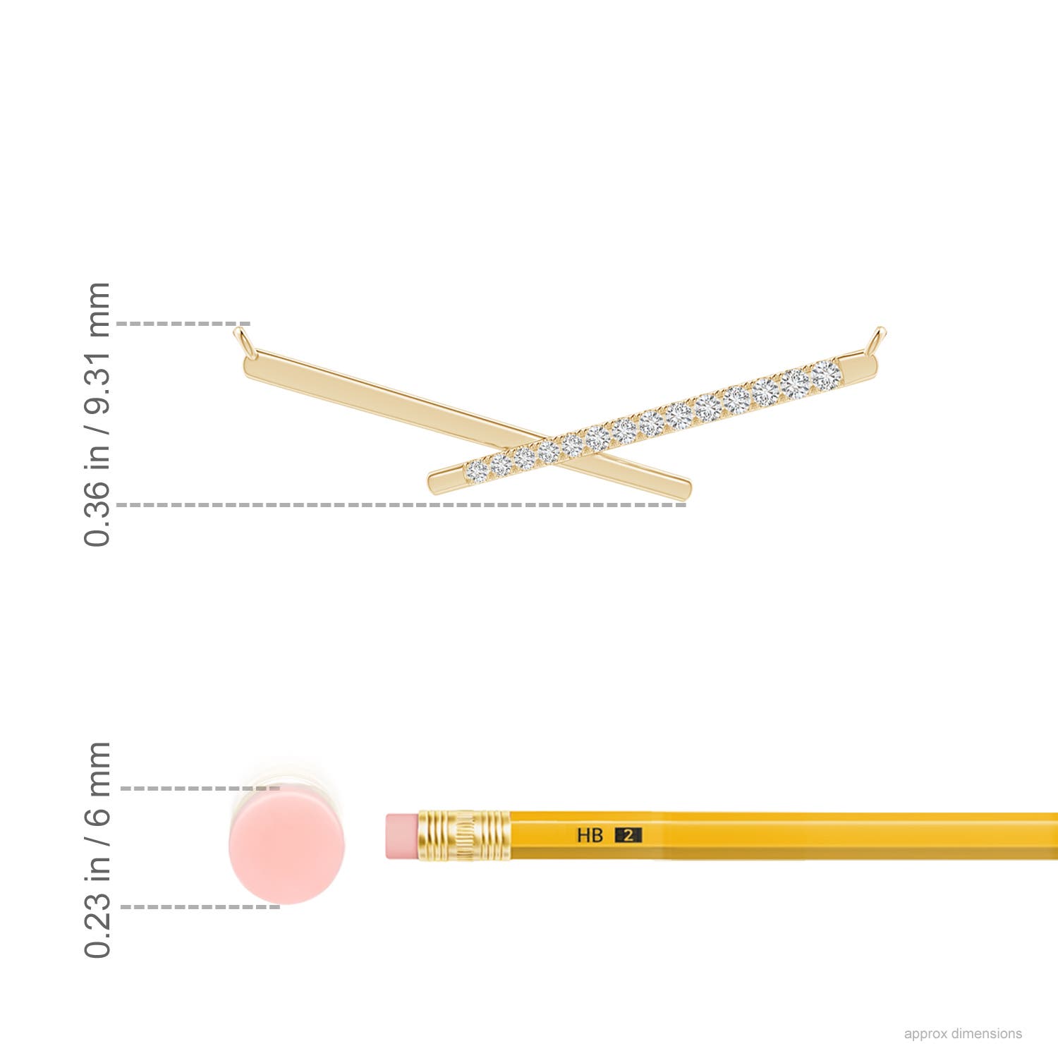 H, SI2 / 0.1 CT / 14 KT Yellow Gold