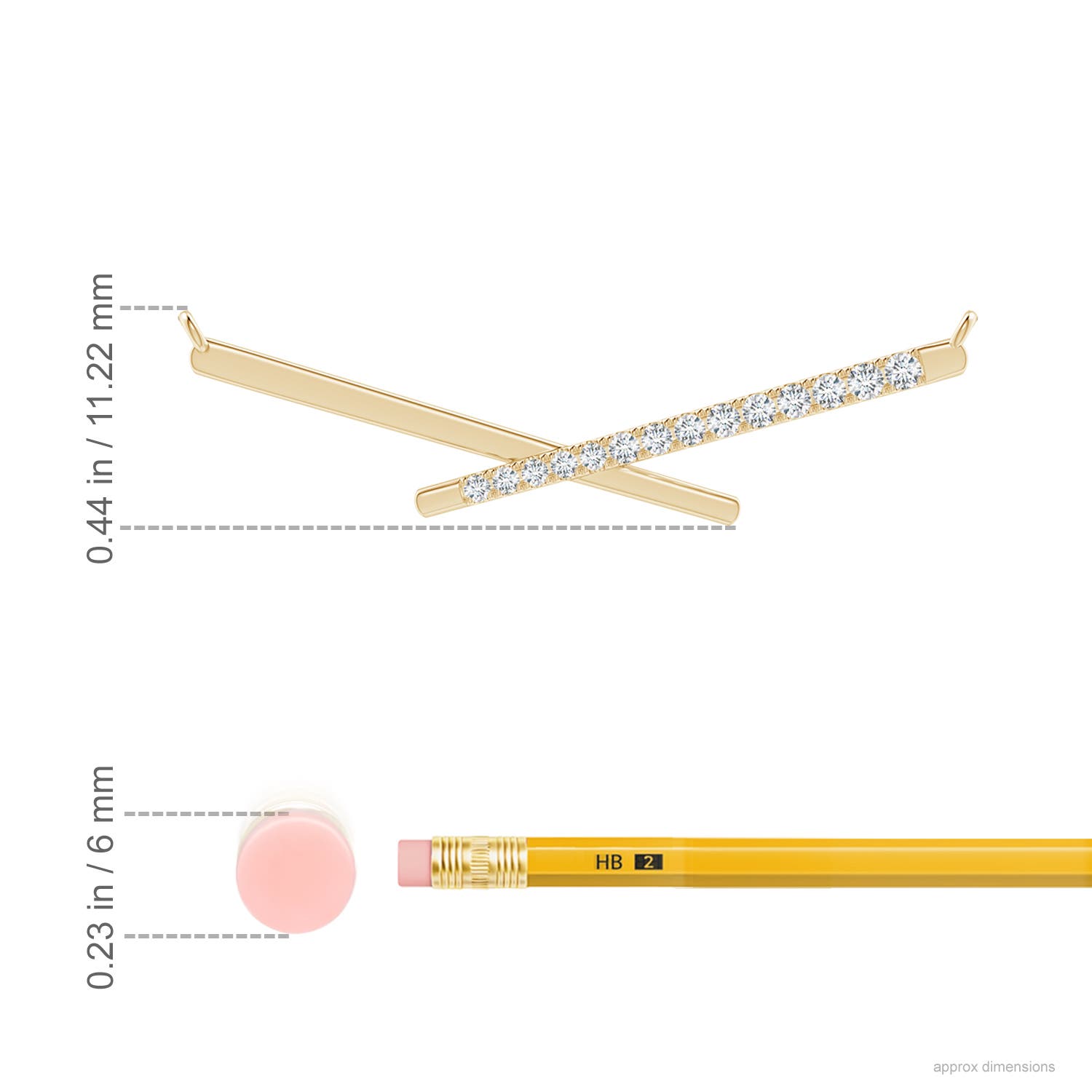 F-G, VS / 0.17 CT / 14 KT Yellow Gold