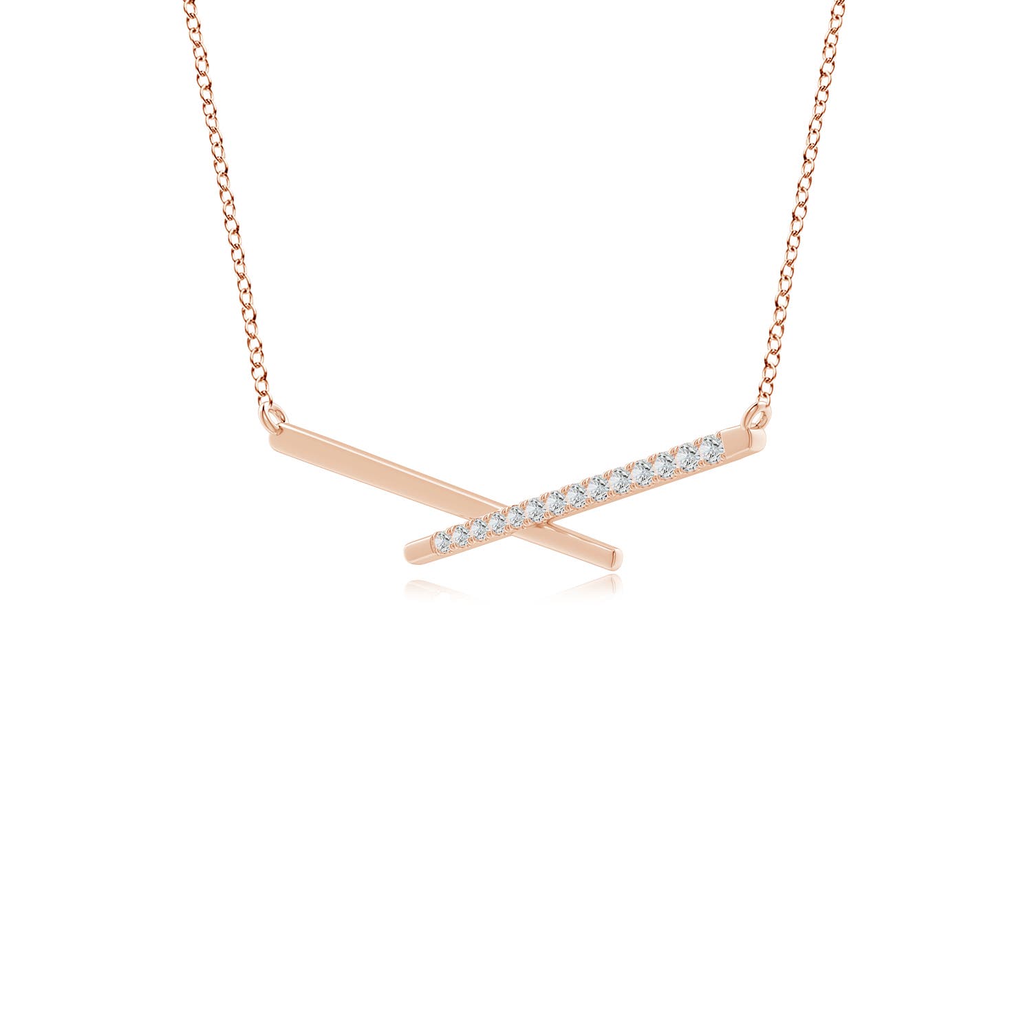 H, SI2 / 0.17 CT / 14 KT Rose Gold