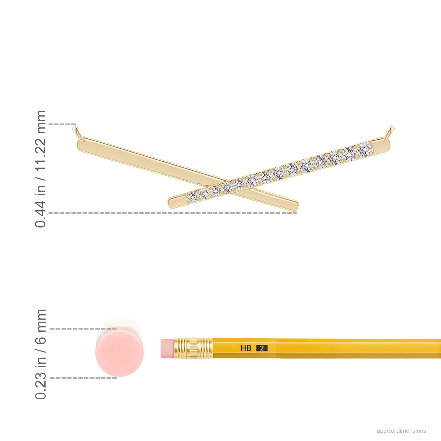 I-J, I1-I2 / 0.17 CT / 14 KT Yellow Gold