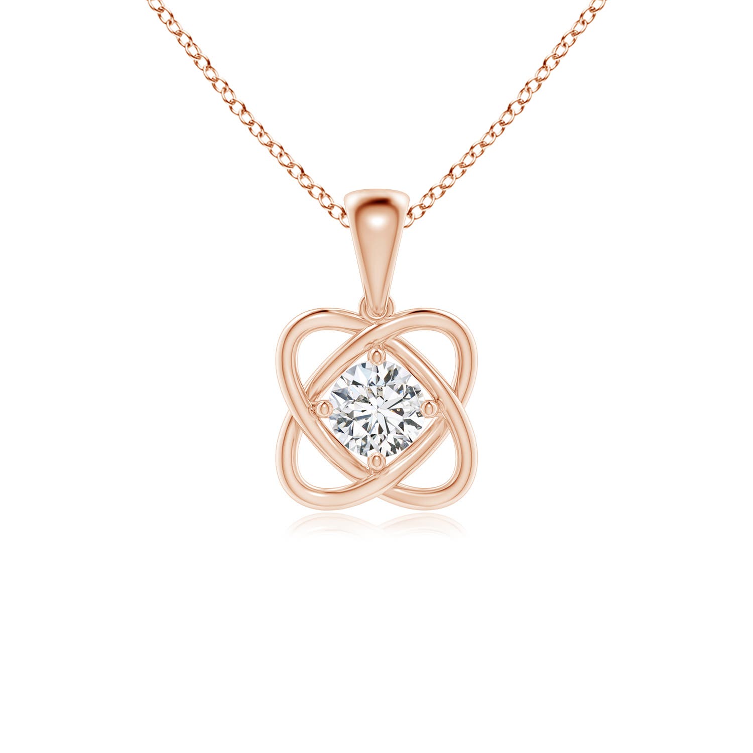 H, SI2 / 0.25 CT / 14 KT Rose Gold