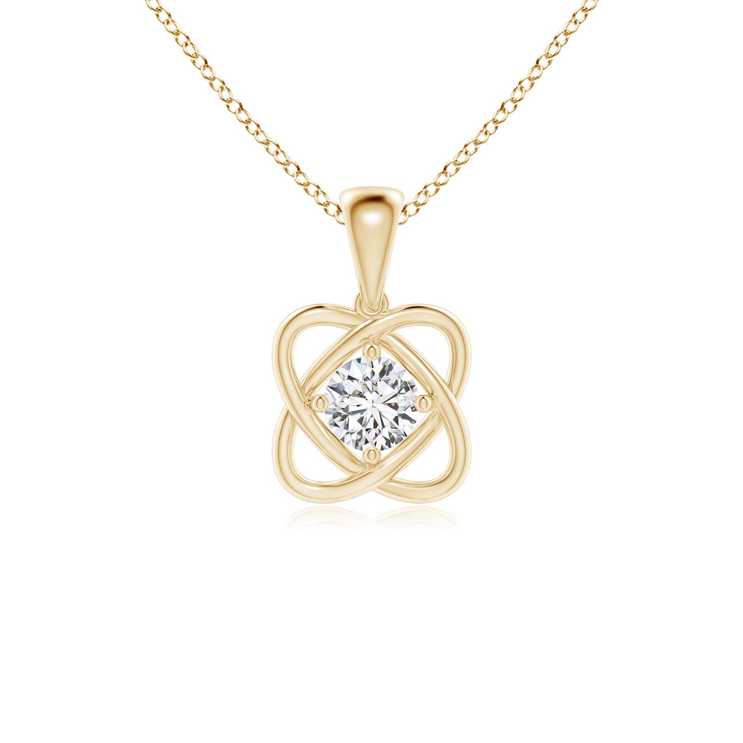 H, SI2 / 0.25 CT / 14 KT Yellow Gold