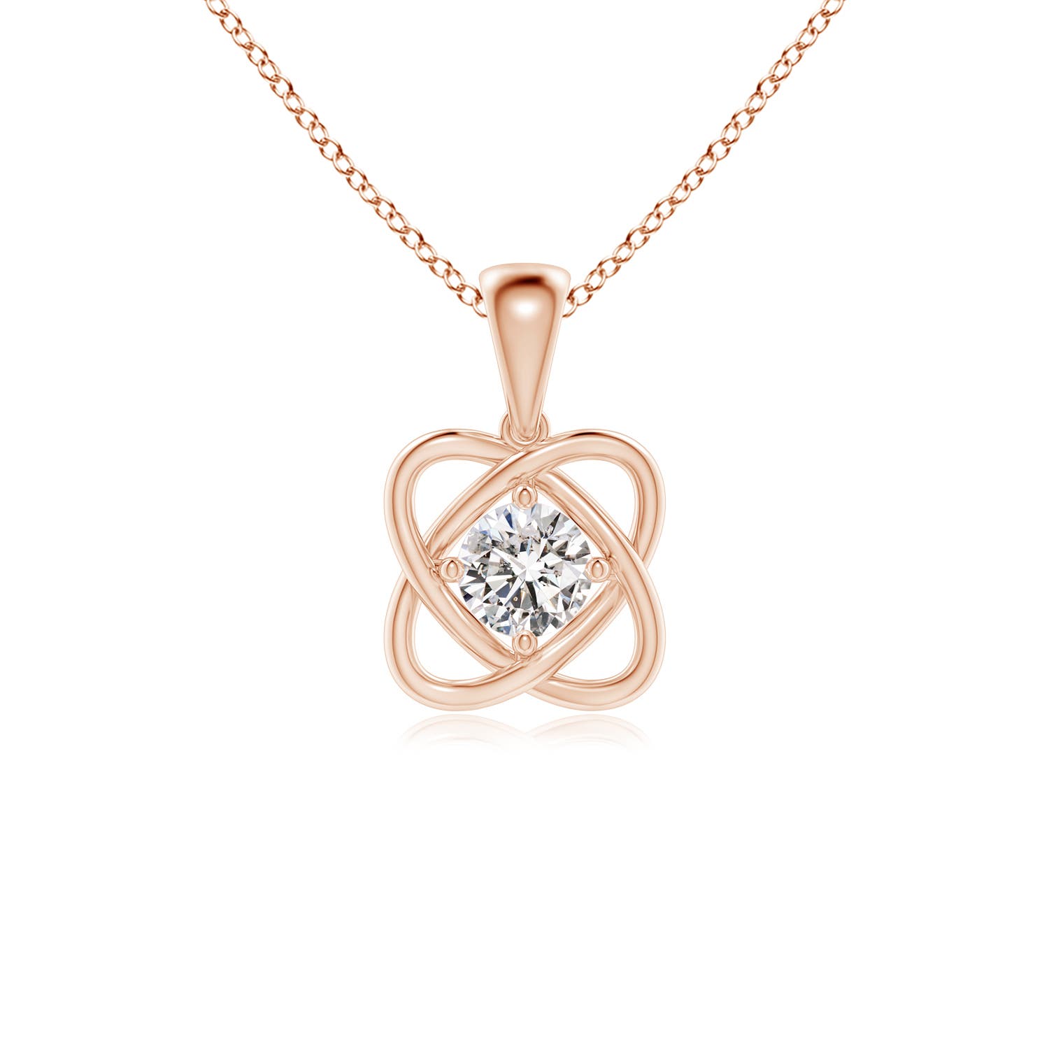 I-J, I1-I2 / 0.25 CT / 14 KT Rose Gold