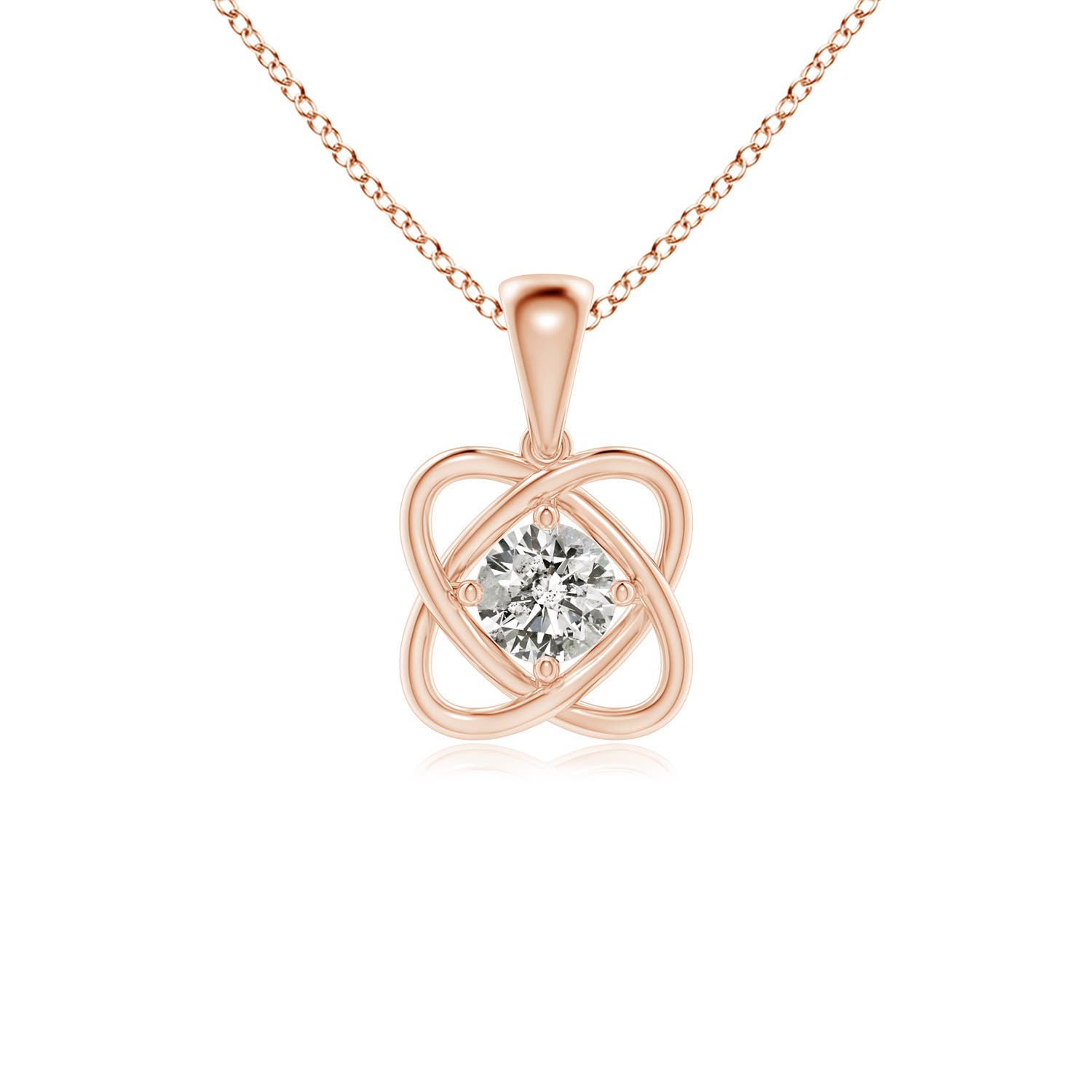 K, I3 / 0.25 CT / 14 KT Rose Gold