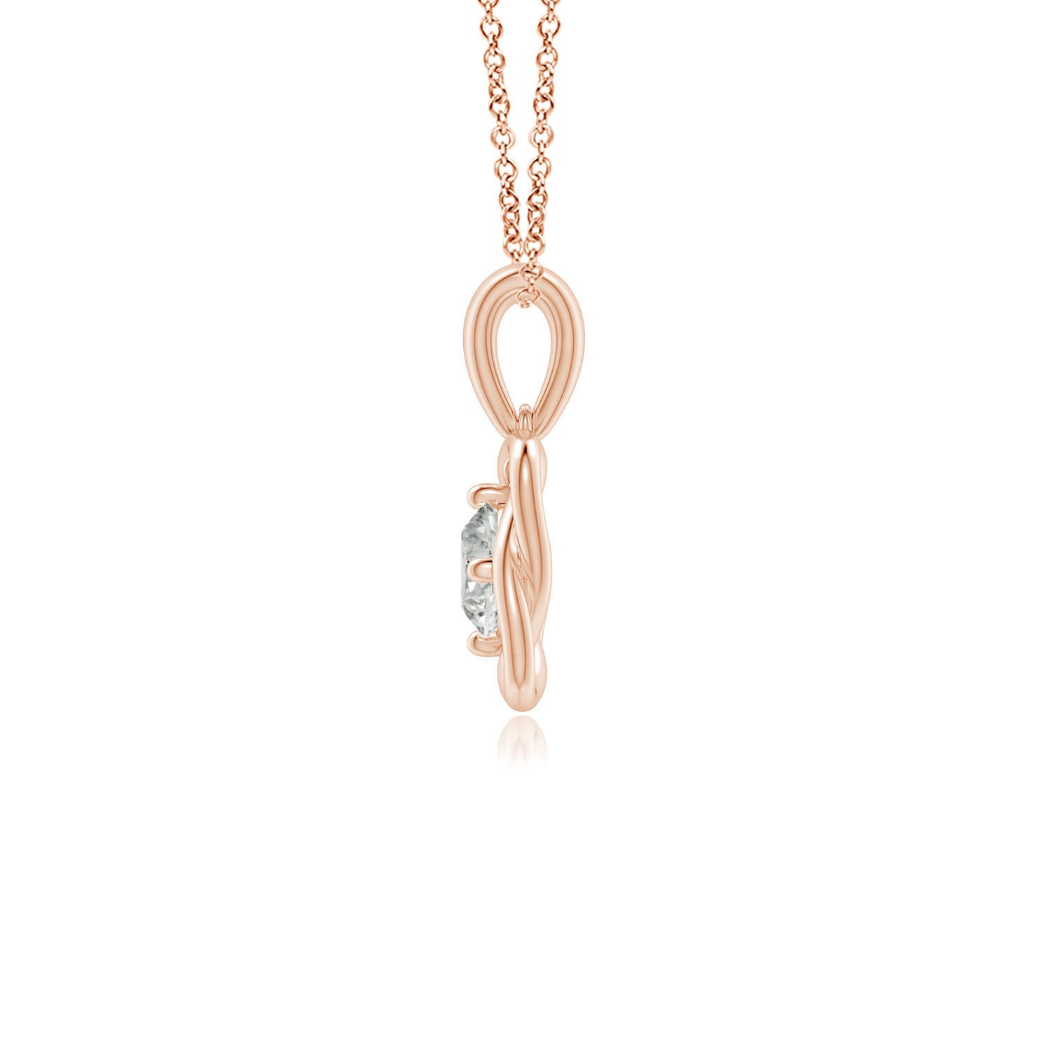 K, I3 / 0.25 CT / 14 KT Rose Gold