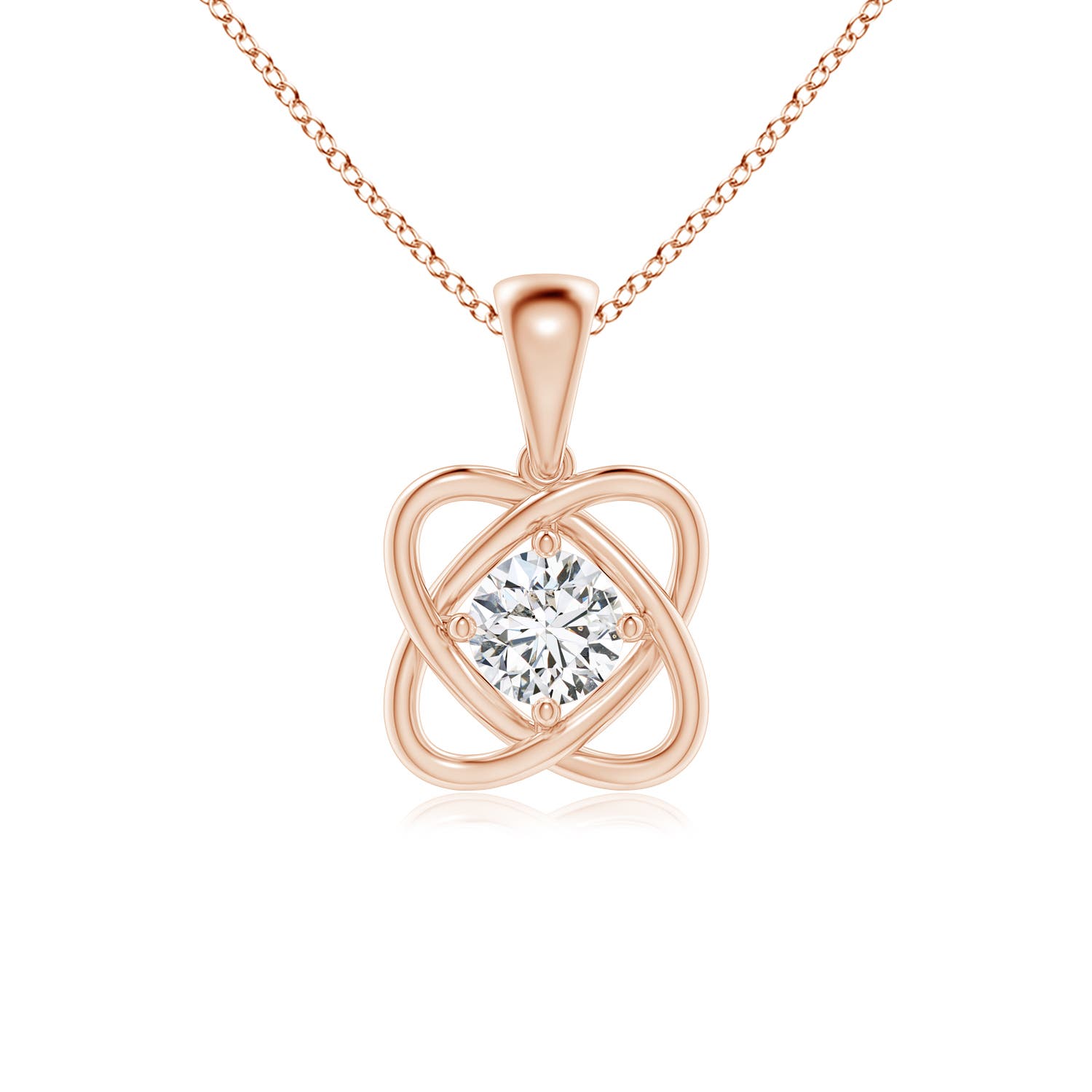 H, SI2 / 0.5 CT / 14 KT Rose Gold