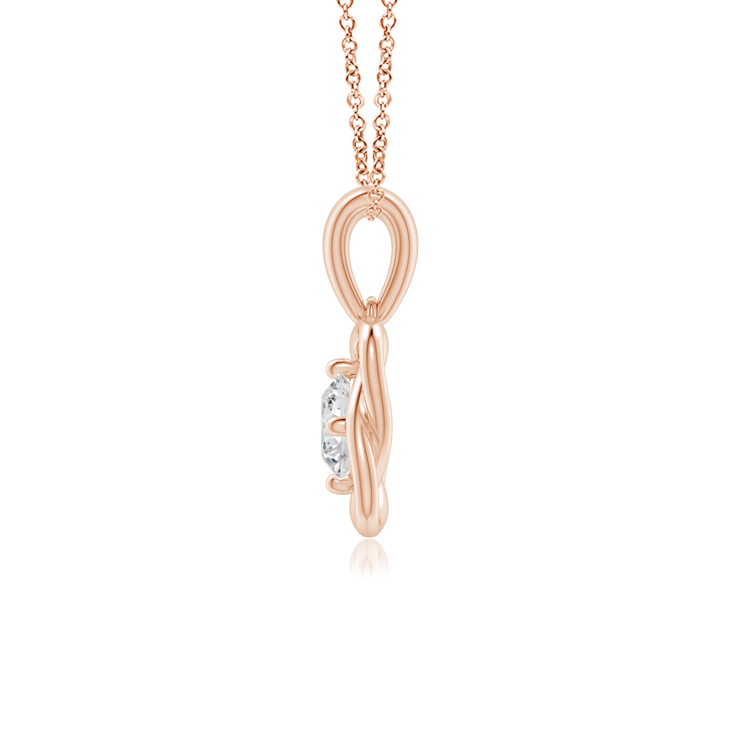 H, SI2 / 0.5 CT / 14 KT Rose Gold