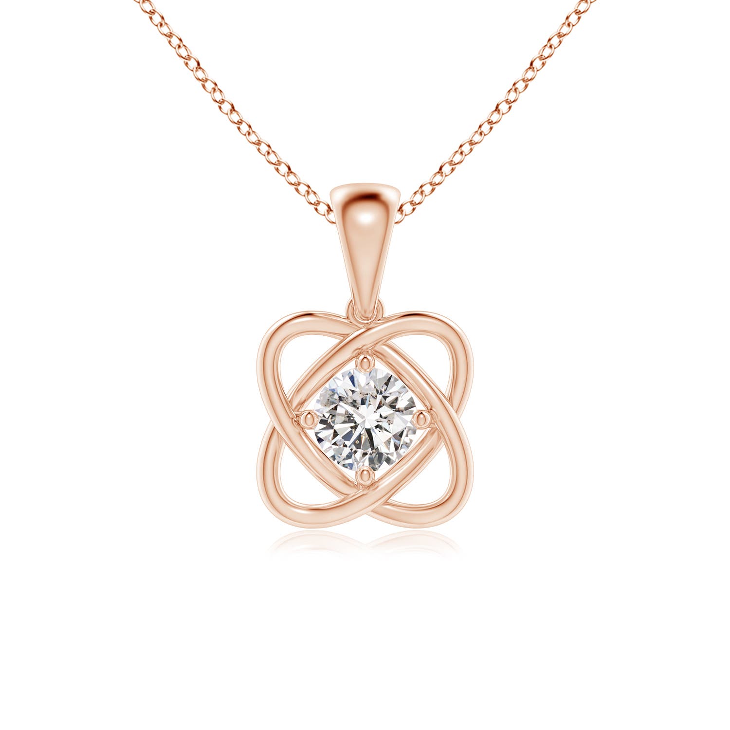 I-J, I1-I2 / 0.5 CT / 14 KT Rose Gold