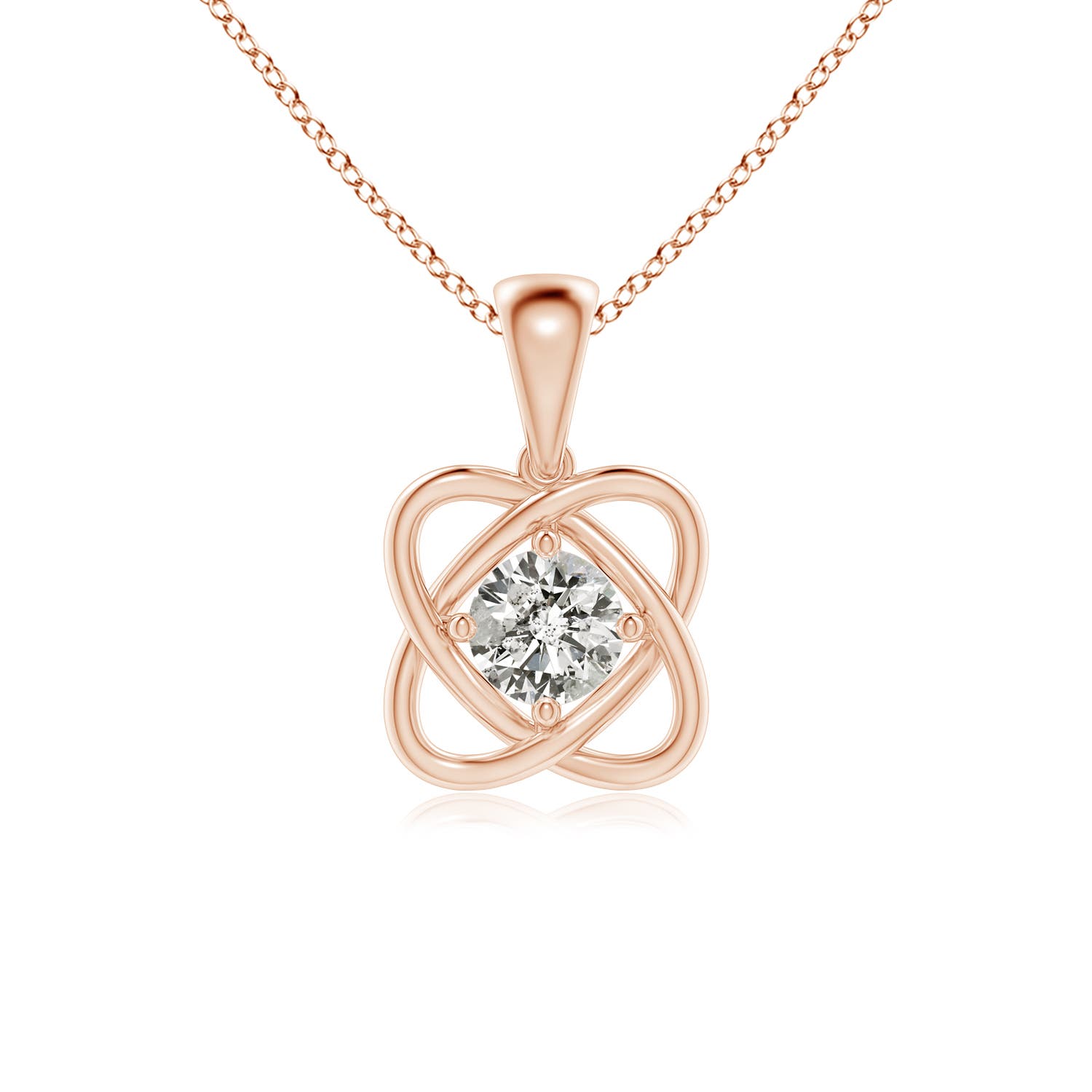 K, I3 / 0.5 CT / 14 KT Rose Gold