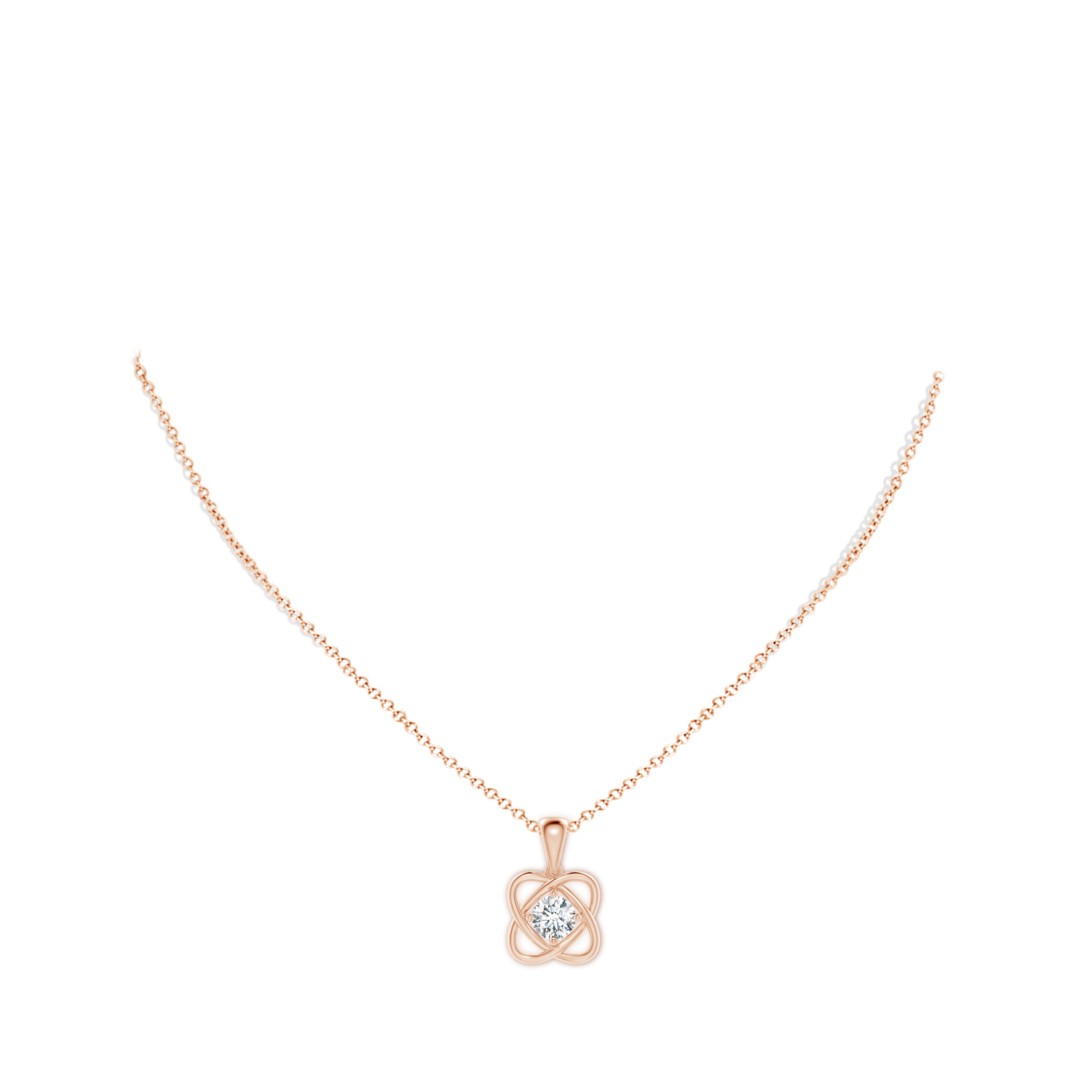 G, VS2 / 0.75 CT / 14 KT Rose Gold