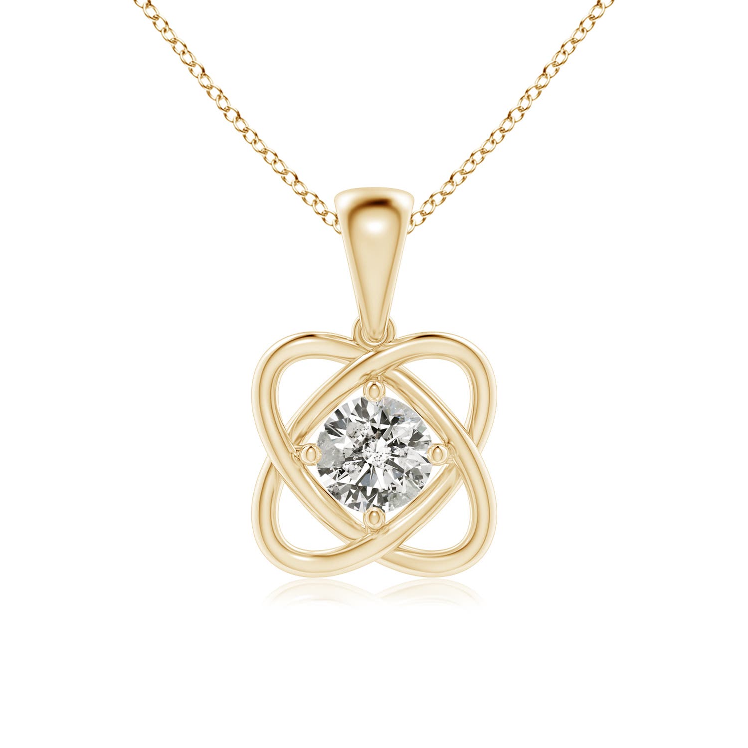 K, I3 / 0.75 CT / 14 KT Yellow Gold