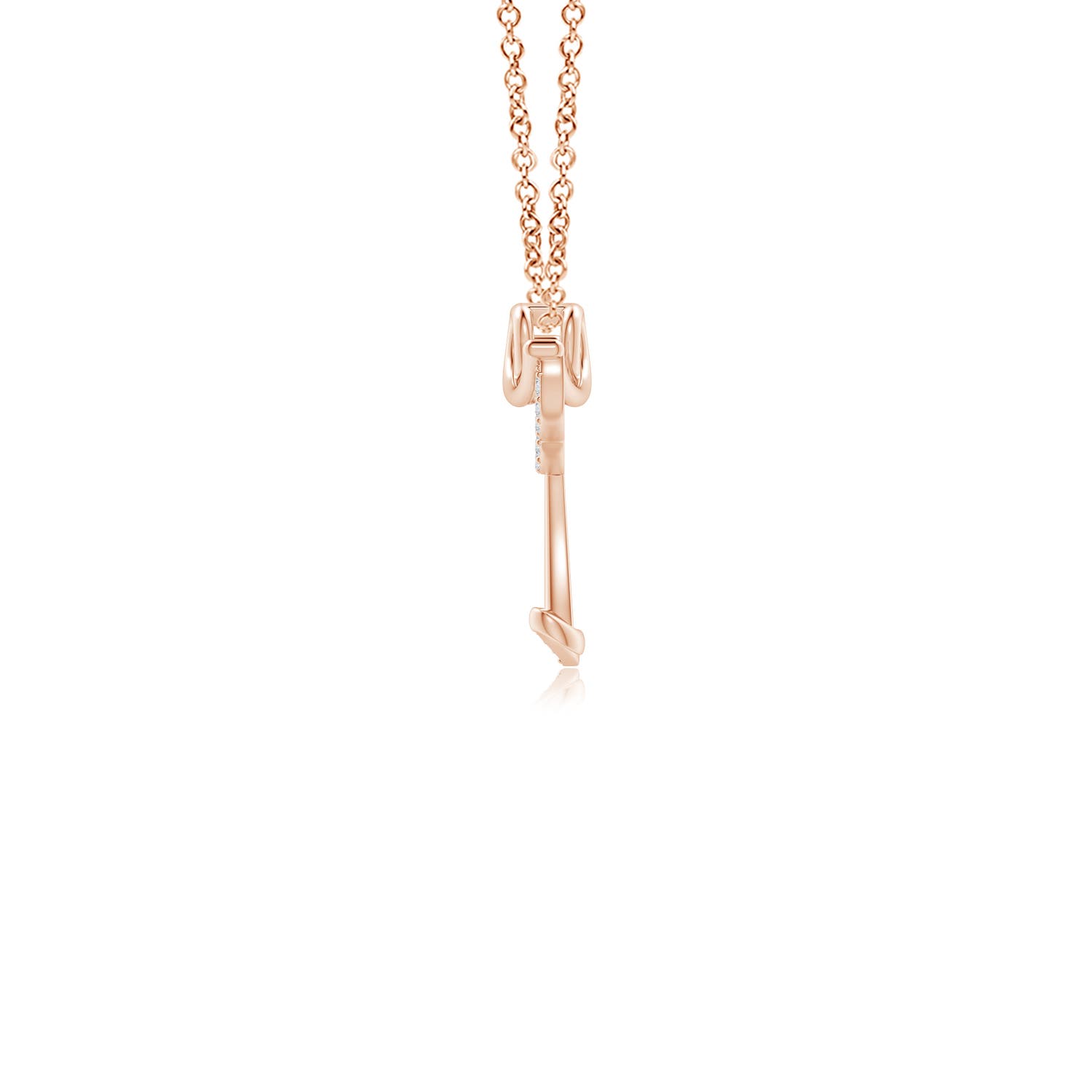 H, SI2 / 0.16 CT / 14 KT Rose Gold