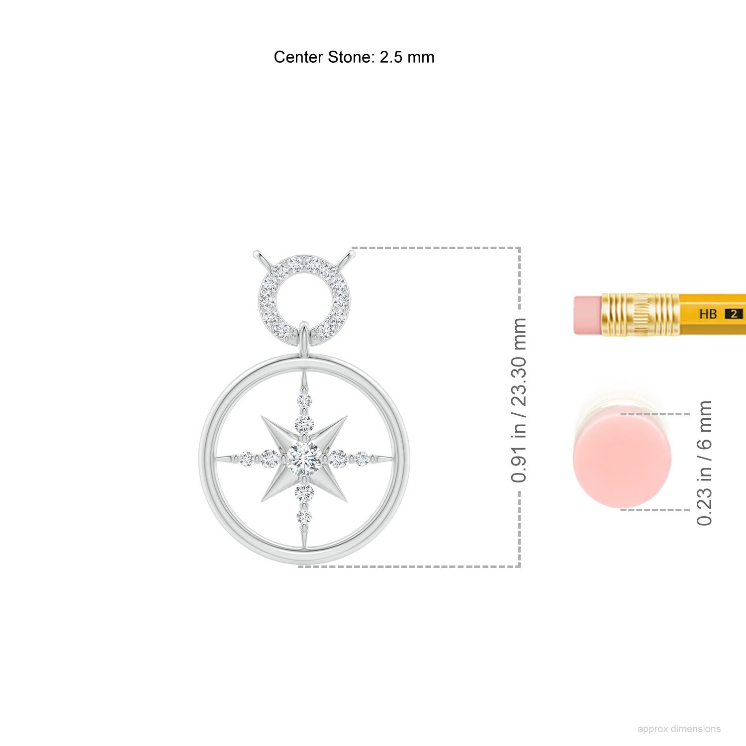 G, VS2 / 0.21 CT / 14 KT White Gold