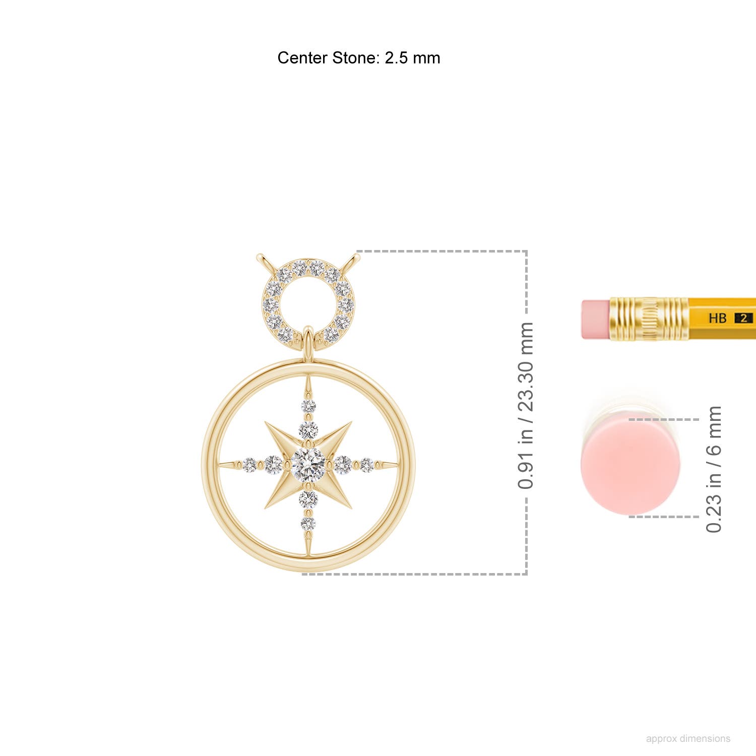 I-J, I1-I2 / 0.21 CT / 14 KT Yellow Gold