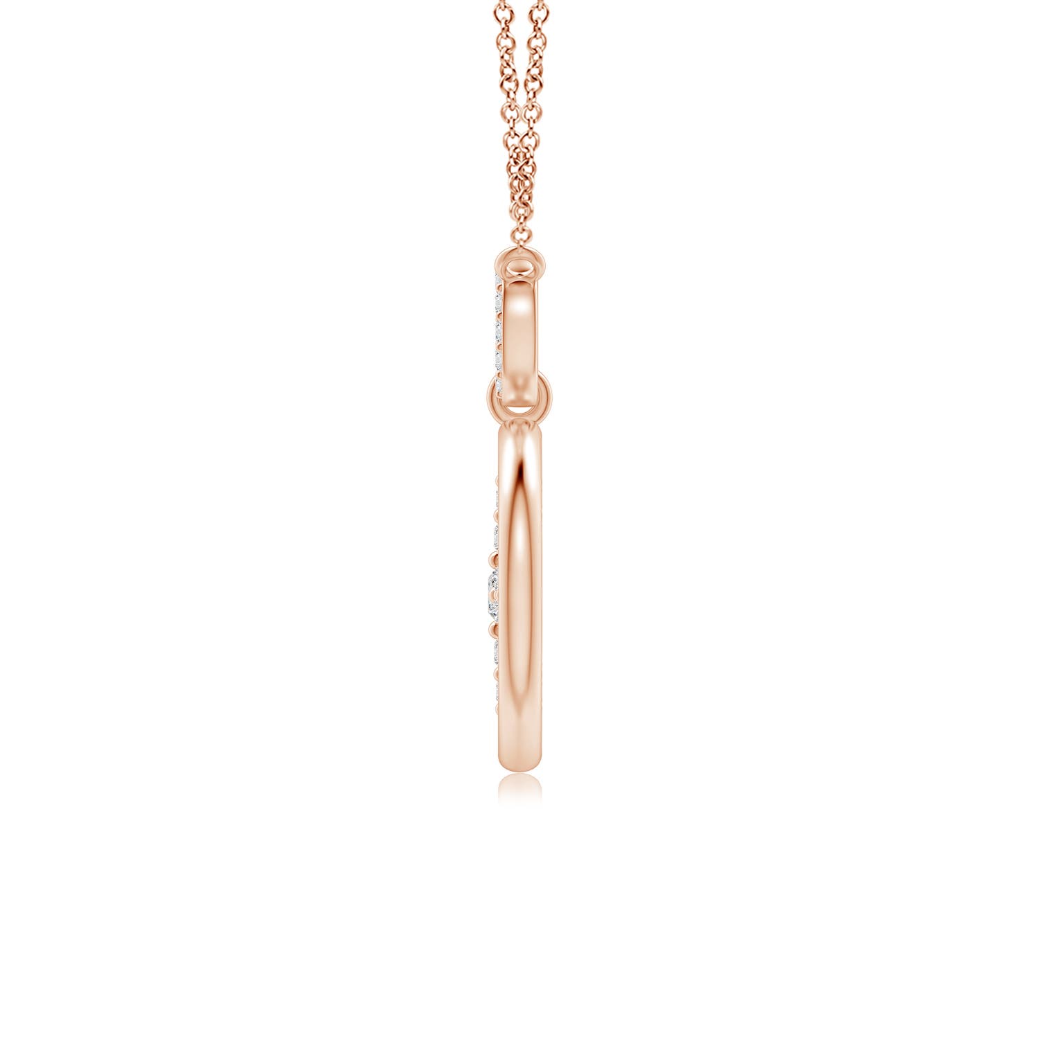 H, SI2 / 0.34 CT / 14 KT Rose Gold