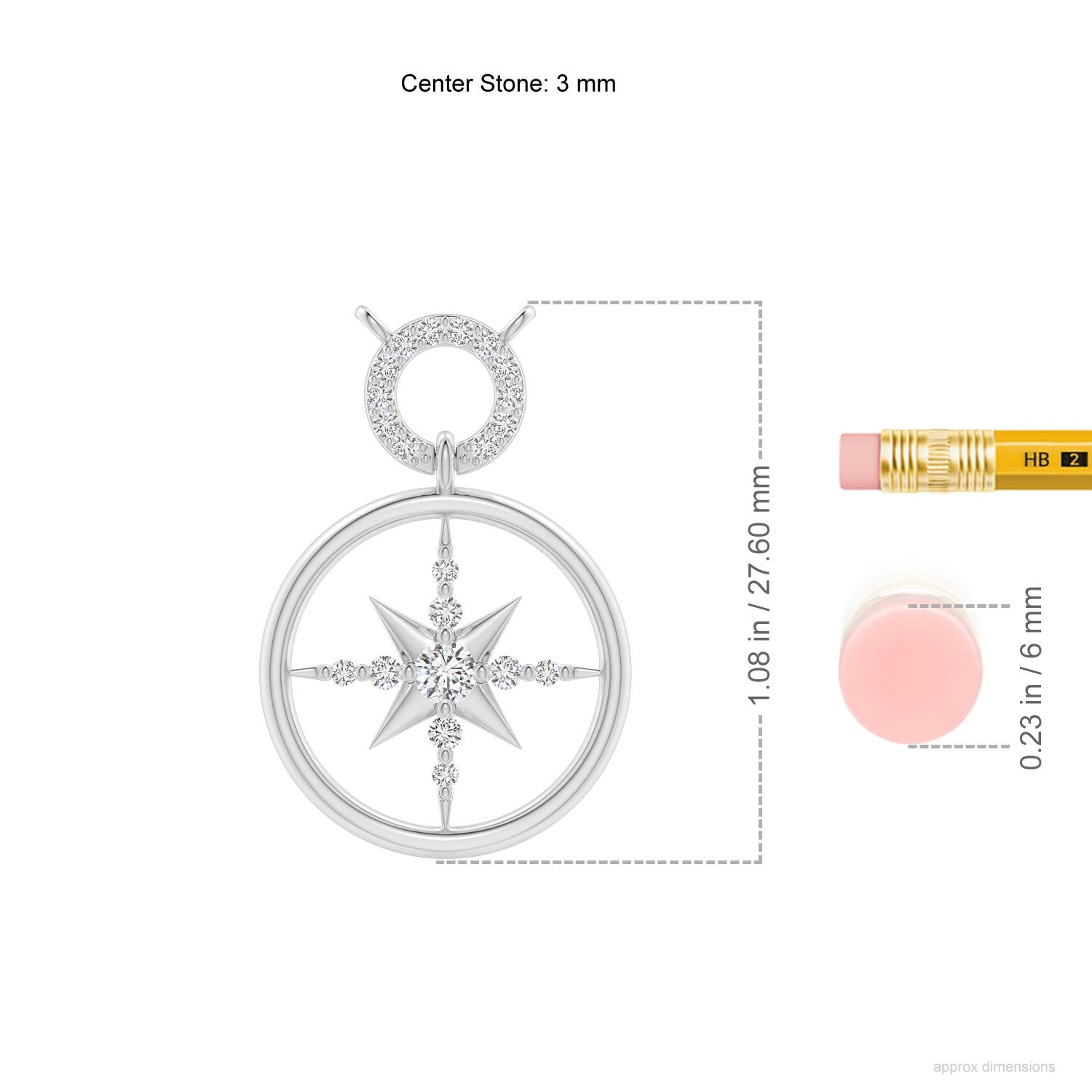 H, SI2 / 0.34 CT / 14 KT White Gold