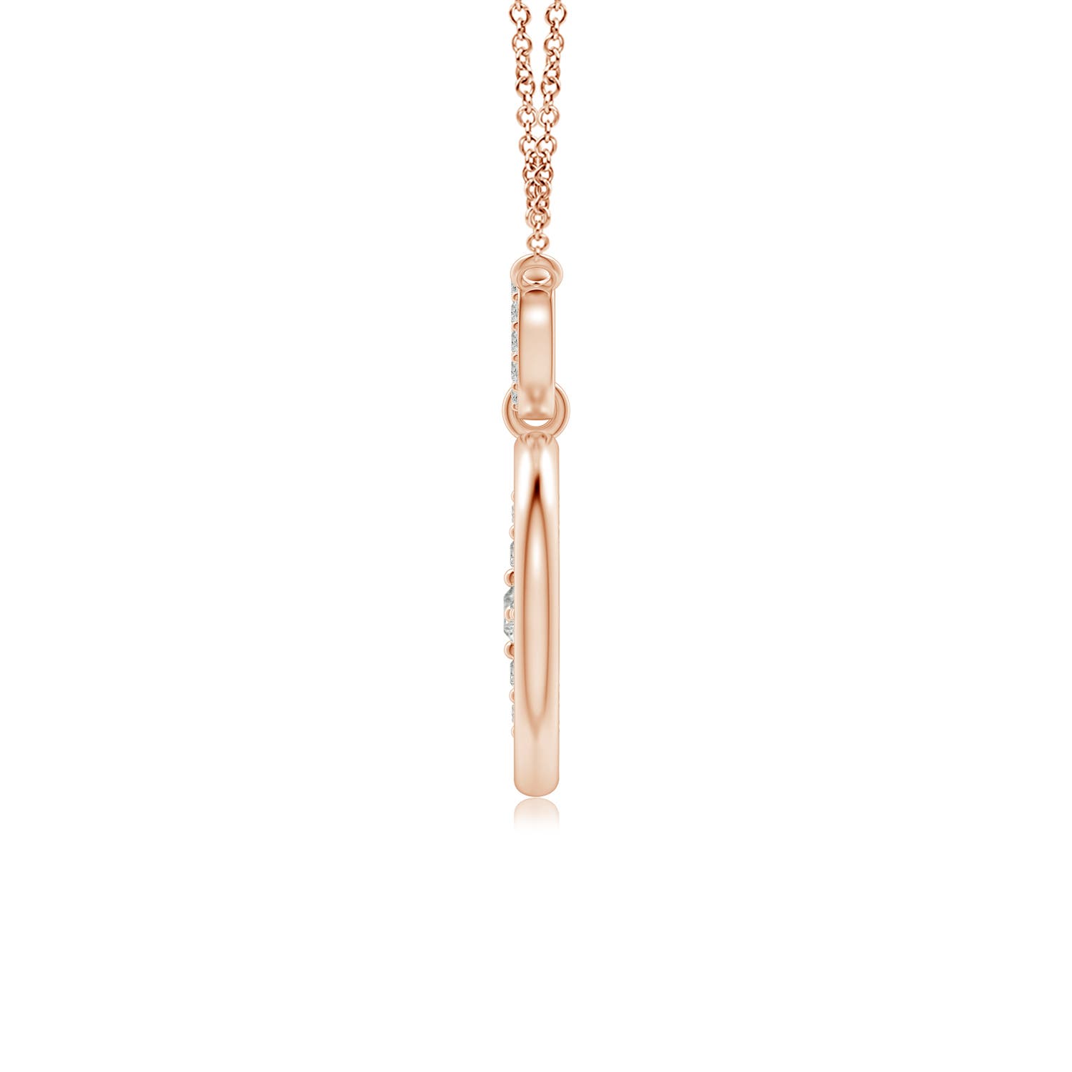 K, I3 / 0.34 CT / 14 KT Rose Gold