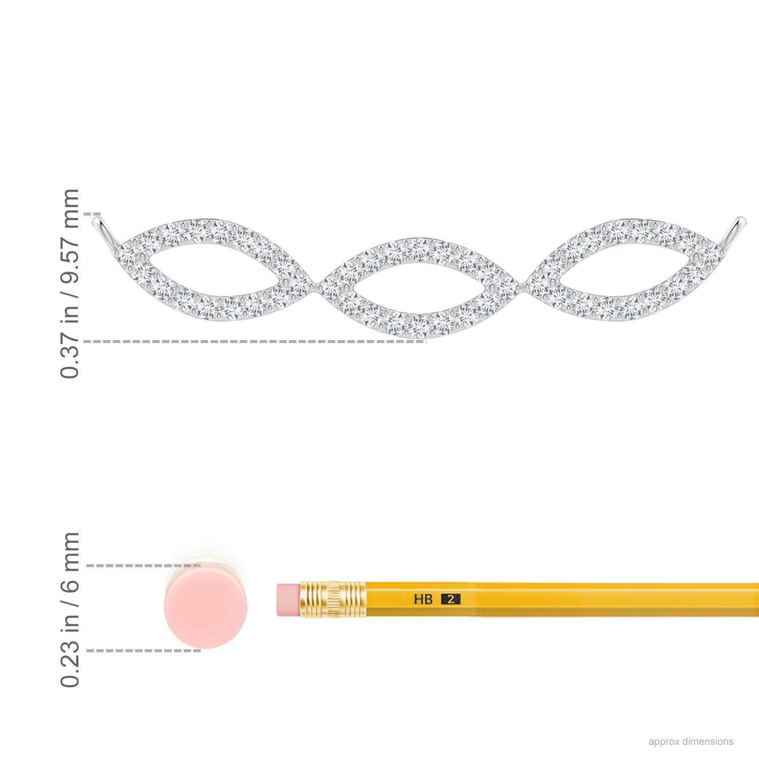 F-G, VS / 0.62 CT / 14 KT White Gold